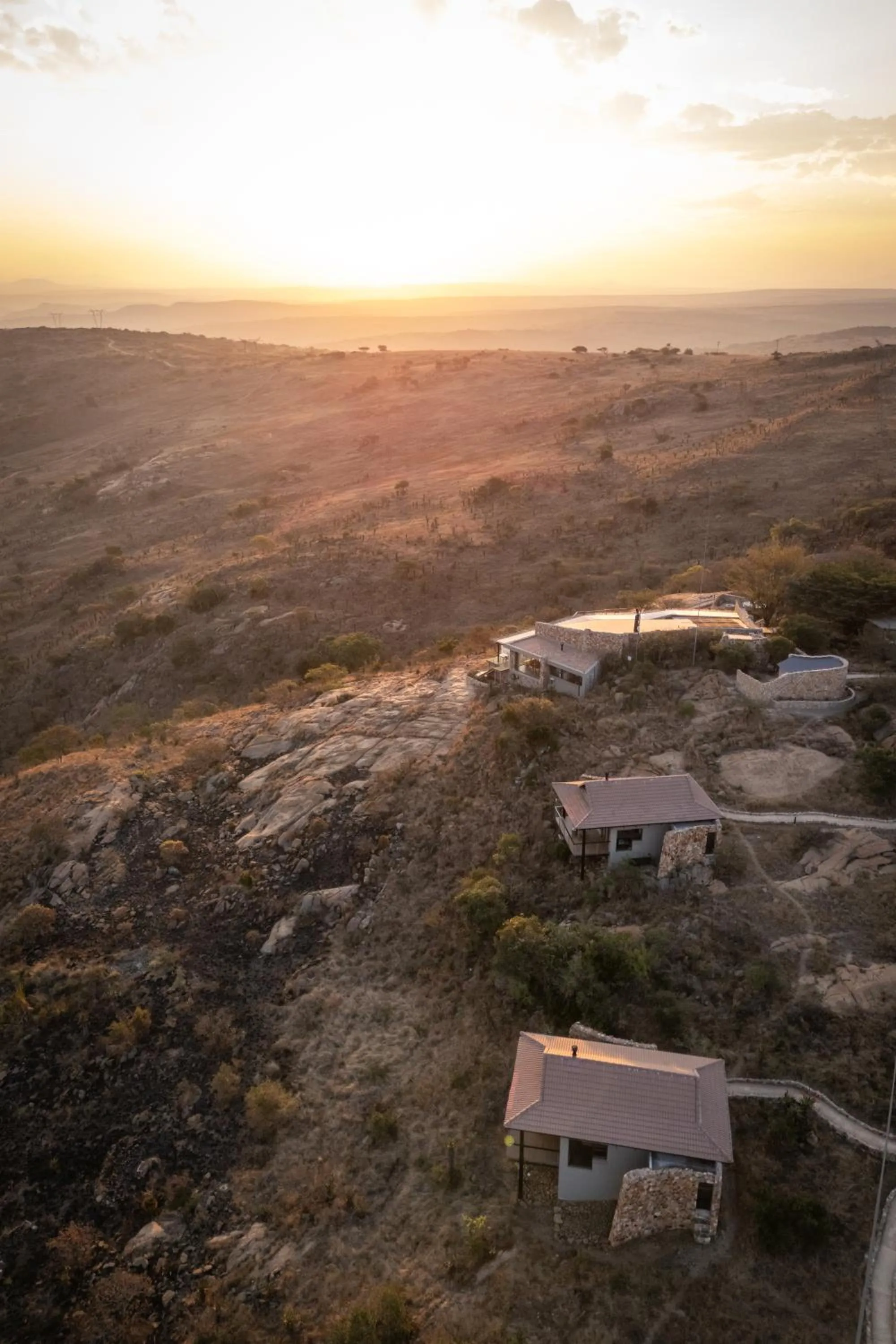 Property building in Zulu Rock Lodge - Babanango Game Reserve