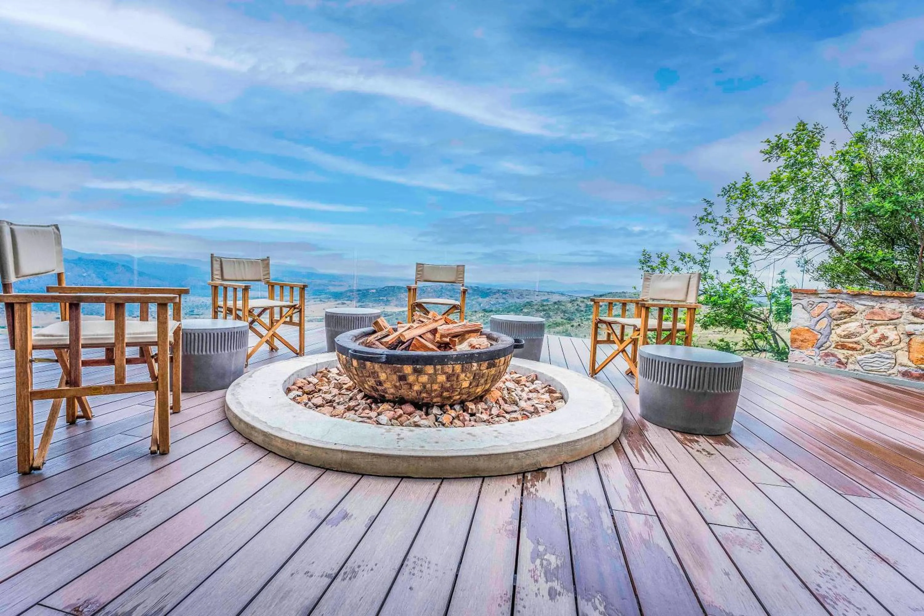 View (from property/room) in Zulu Rock Lodge - Babanango Game Reserve