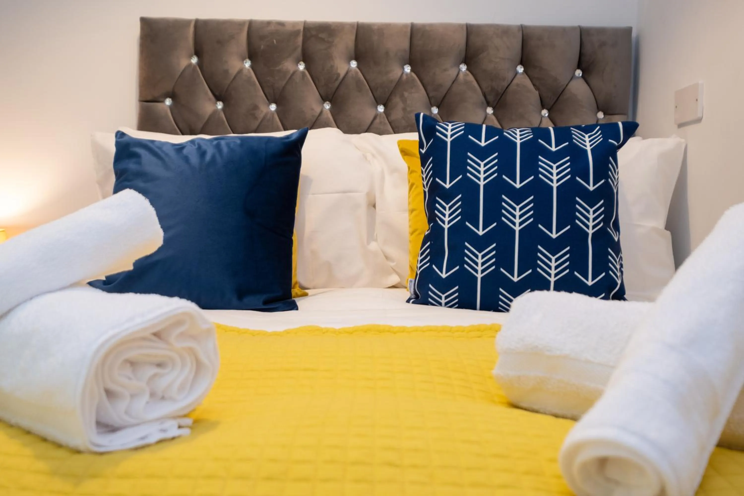 Bedroom, Bed in Brunswick in Brighton and Hove by 9S Living