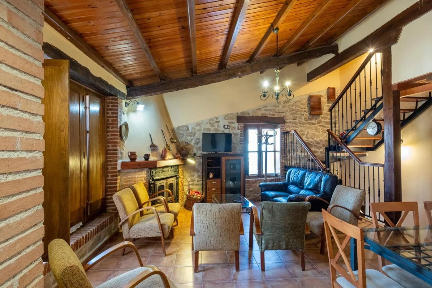 Living room in Casa Rural El Molino