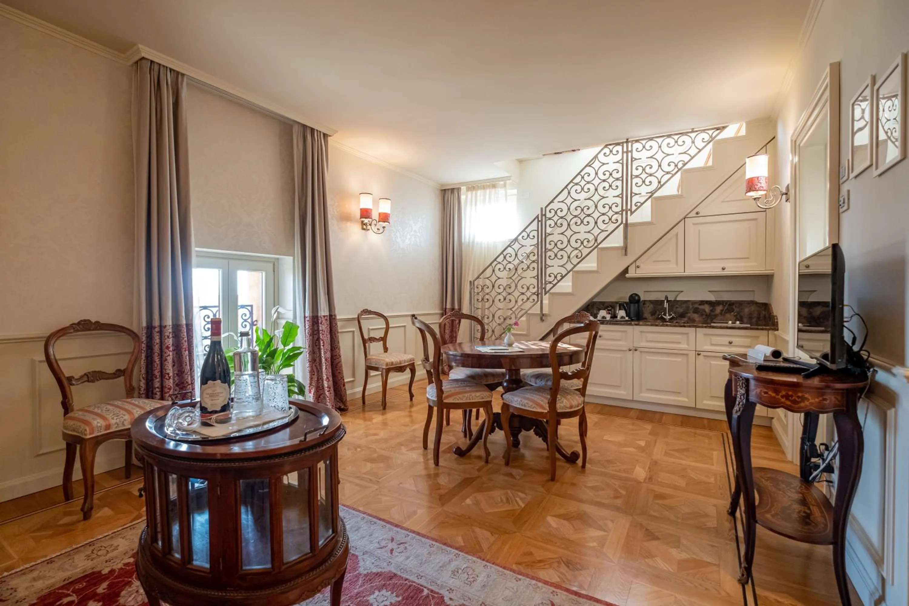 Living room in Relais Colle San Pietro