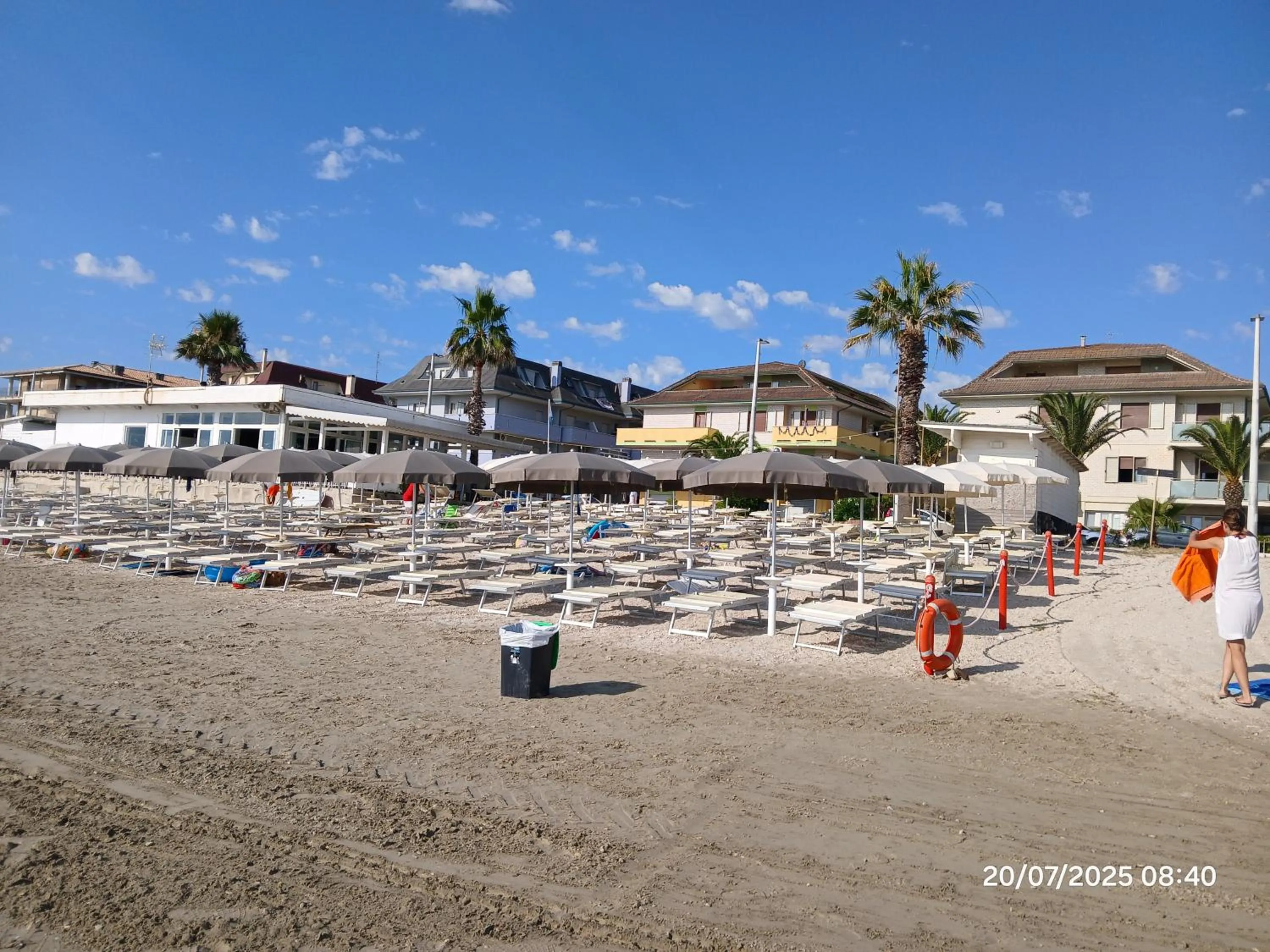 Beach in fronteMare Faleria