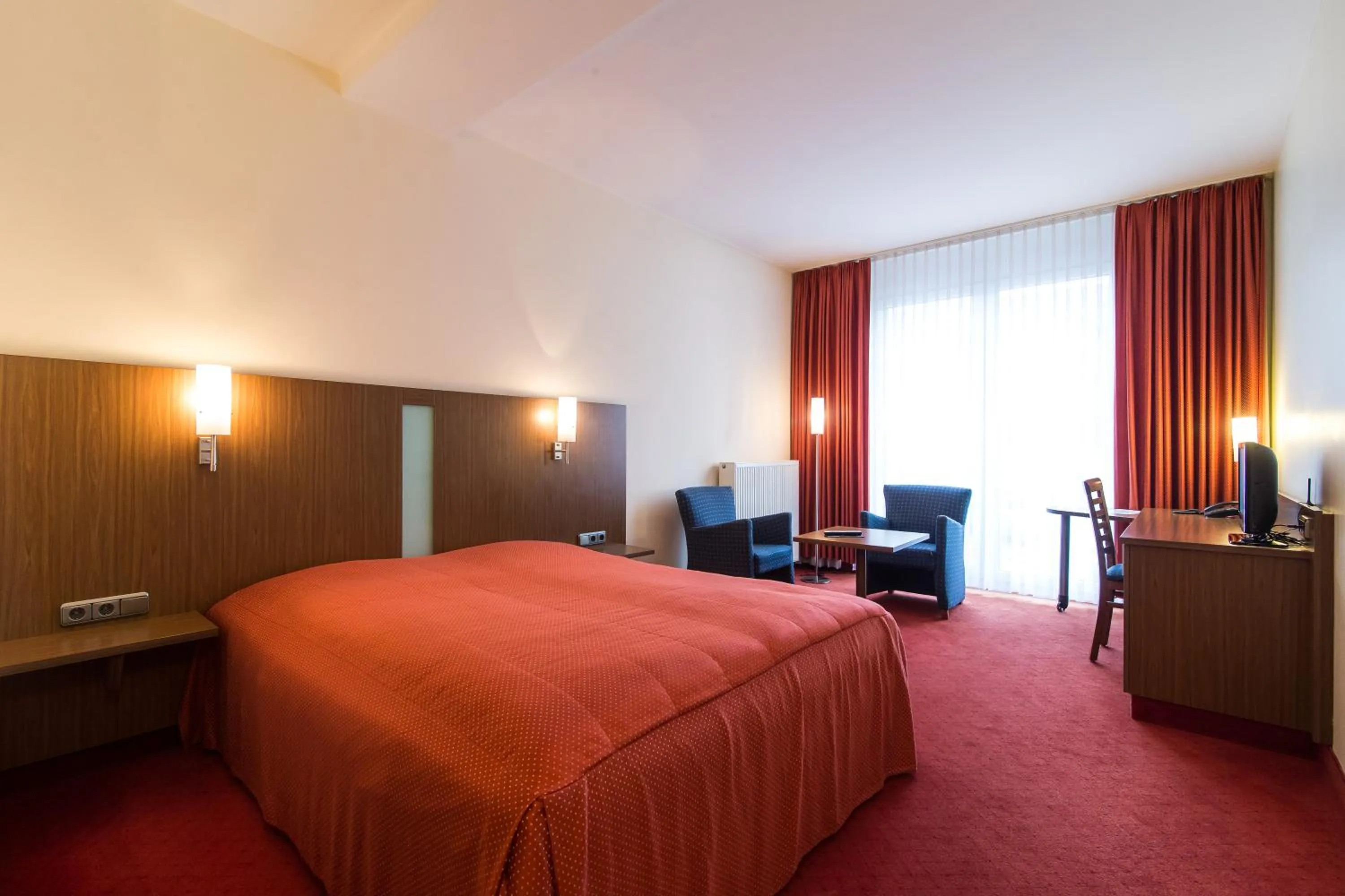 Decorative detail, Bed in Hotel Klein Frankfurt