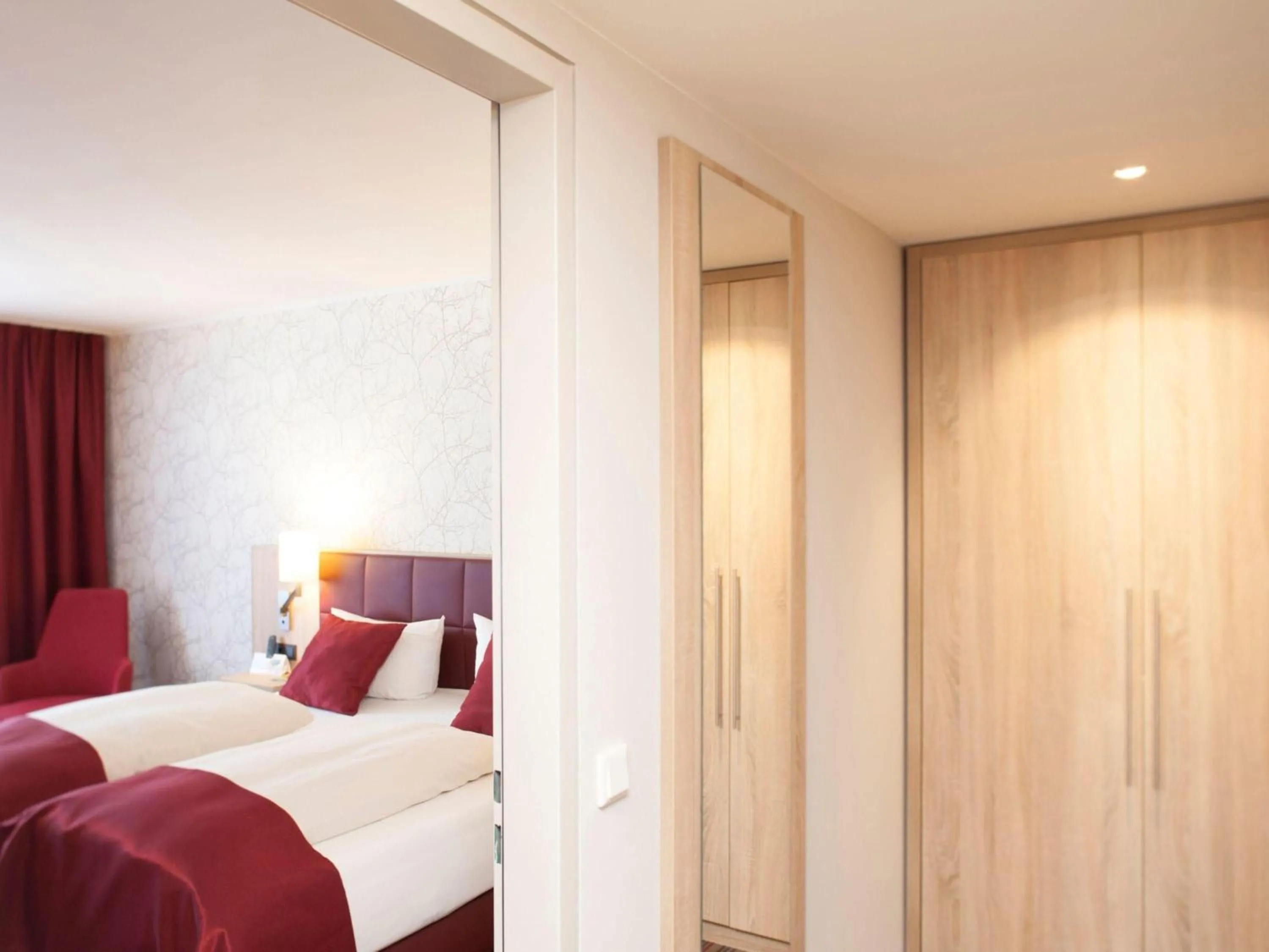 Bedroom, Bed in Fora Hotel Hannover by Mercure