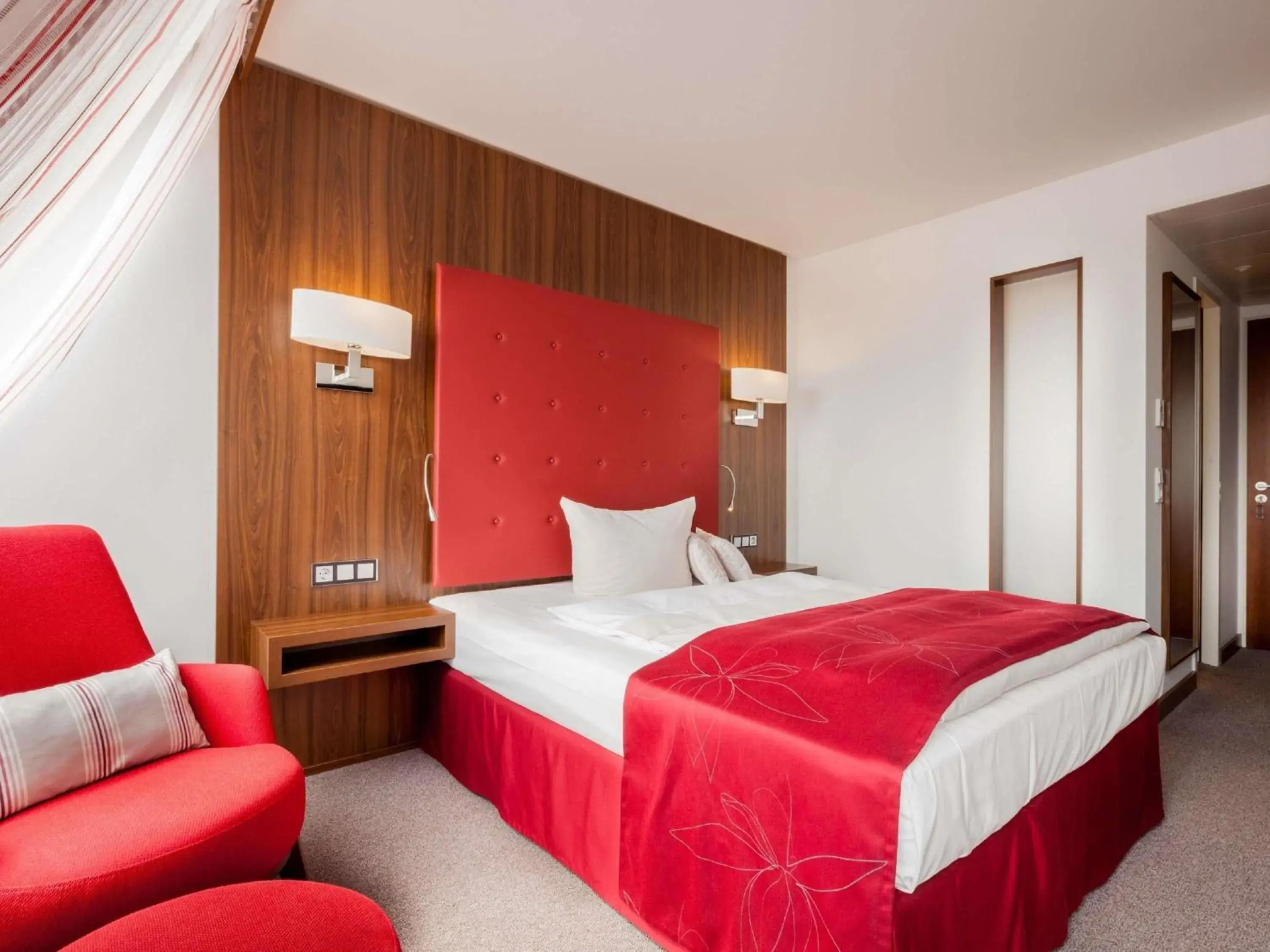 Bedroom, Bed in Fora Hotel Hannover by Mercure Bedroom, Bed in Fora Hotel Hannover by Mercure
