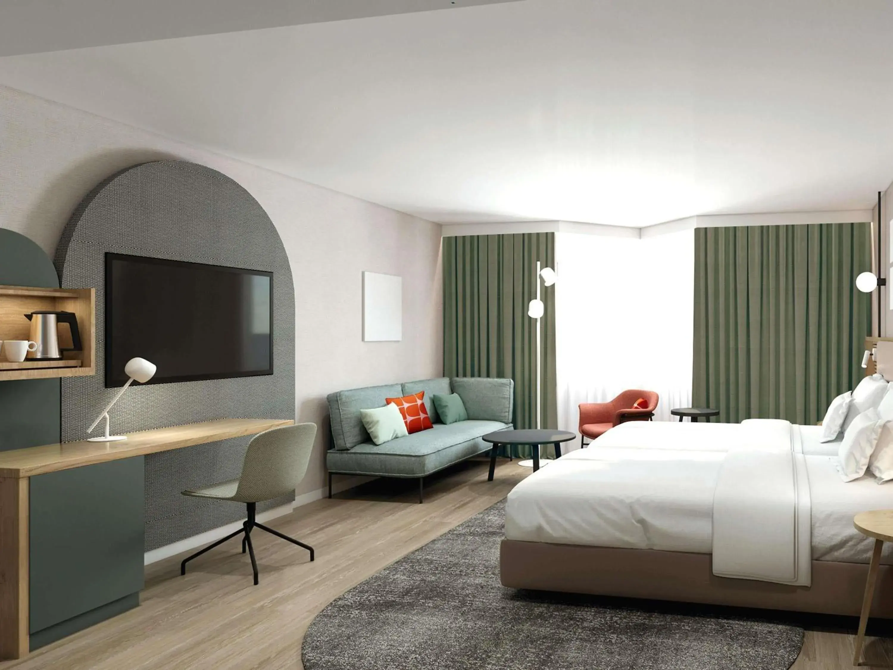 Newly renovated Privilege double room with 1 Double Bed in Fora Hotel Hannover by Mercure Newly renovated Privilege double room with 1 Double Bed in Fora Hotel Hannover by Mercure