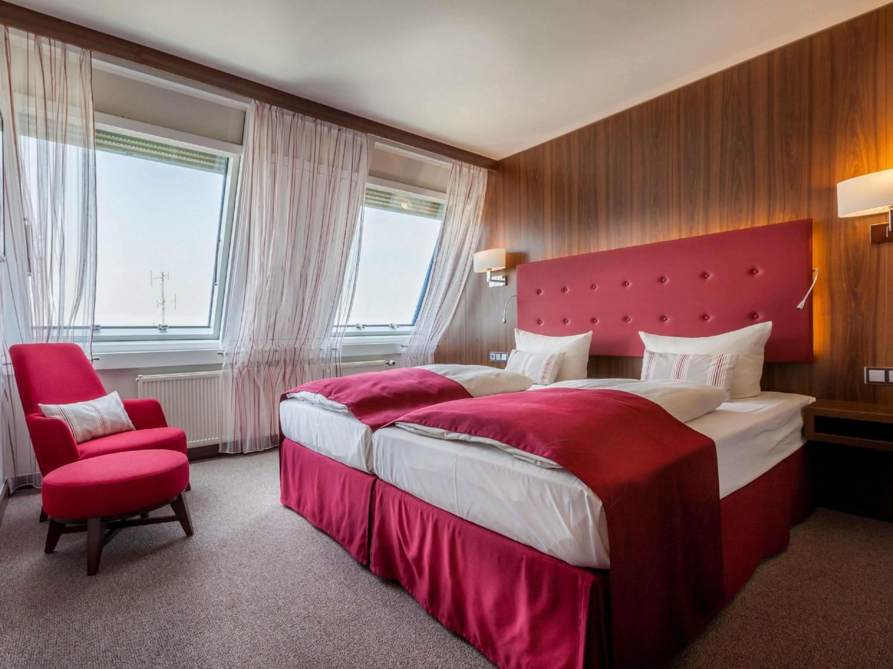 Bedroom, Bed in Fora Hotel Hannover by Mercure