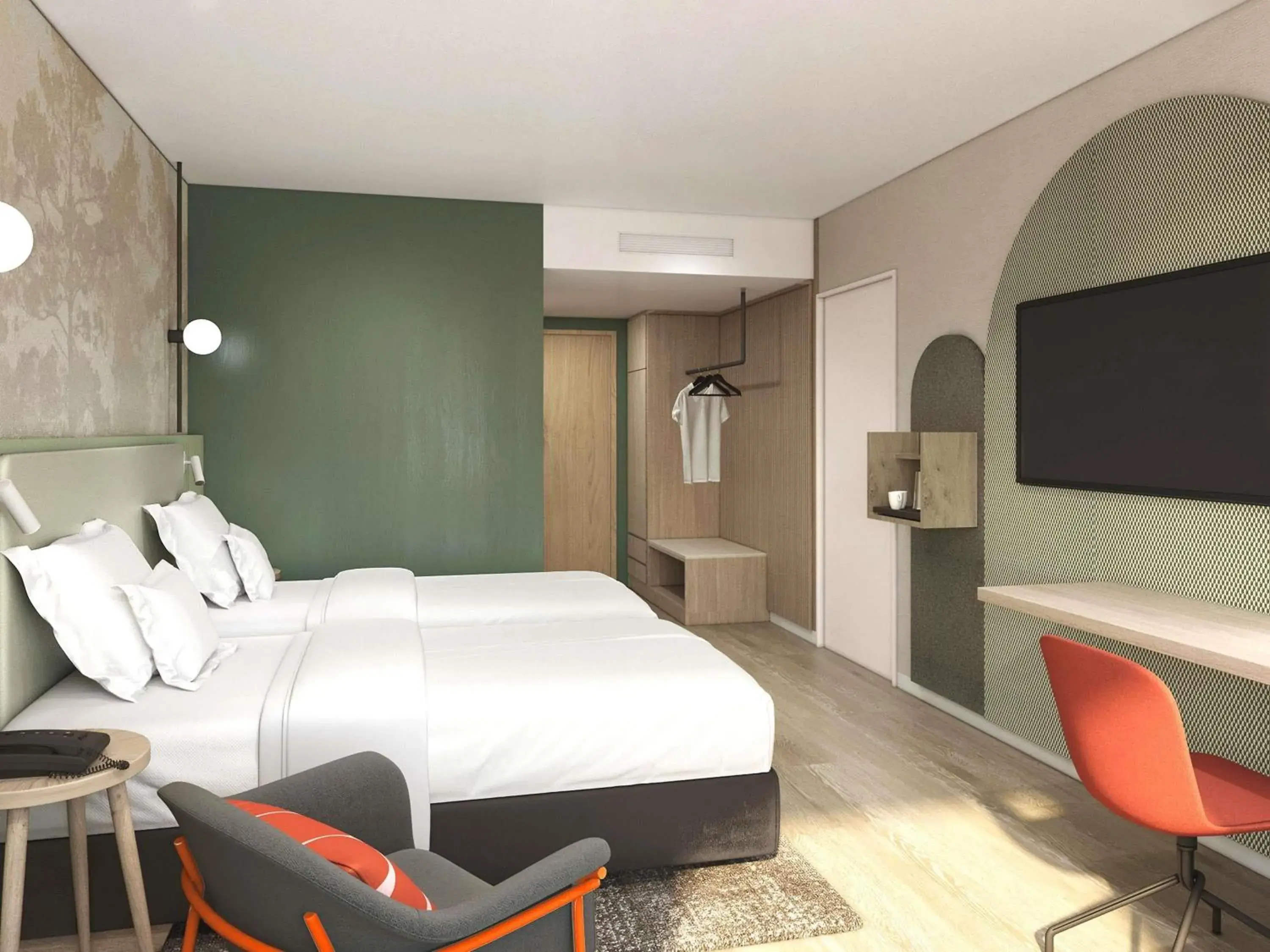 Bedroom, Bed in Fora Hotel Hannover by Mercure Bedroom, Bed in Fora Hotel Hannover by Mercure
