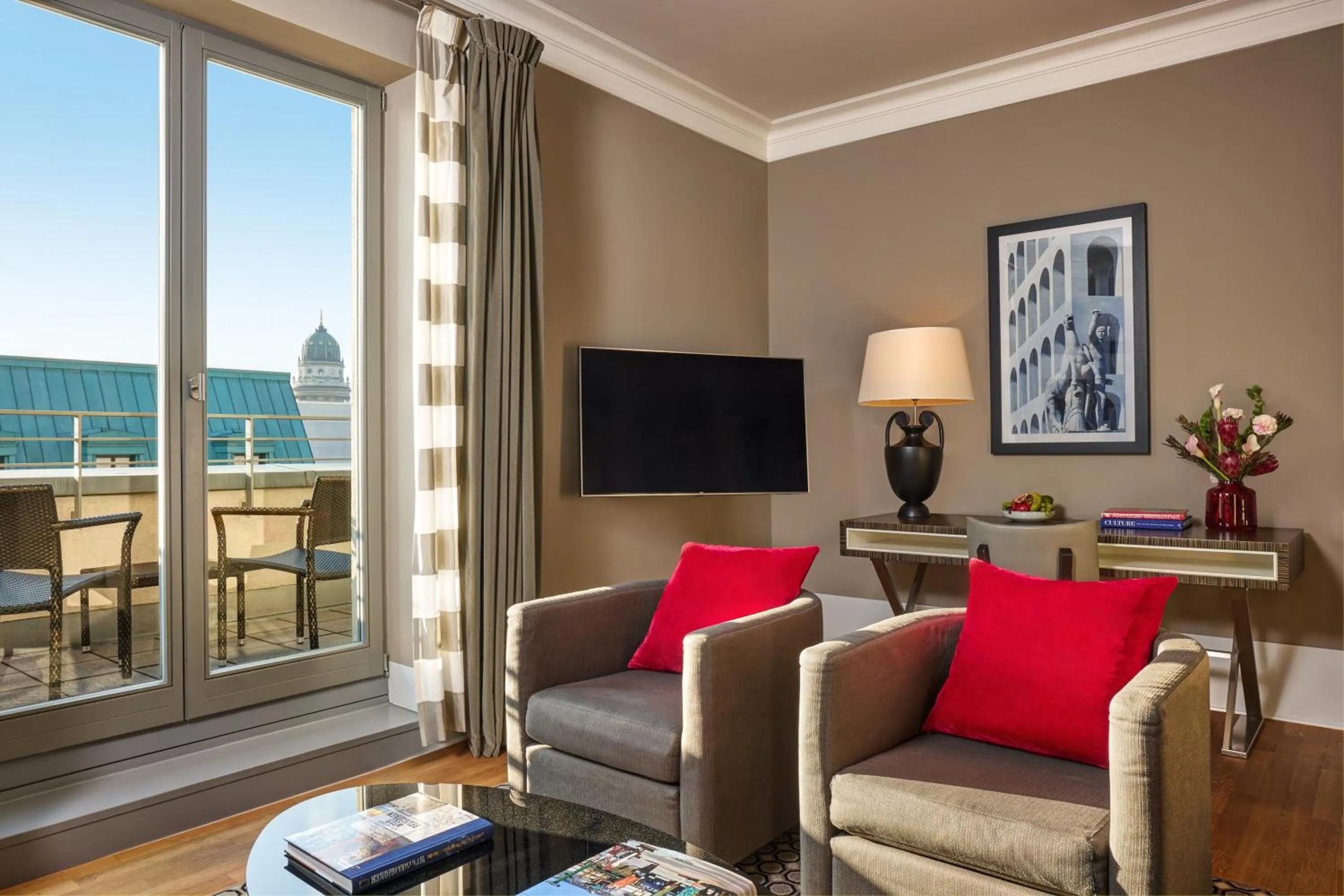 Living room in Hotel De Rome Berlin