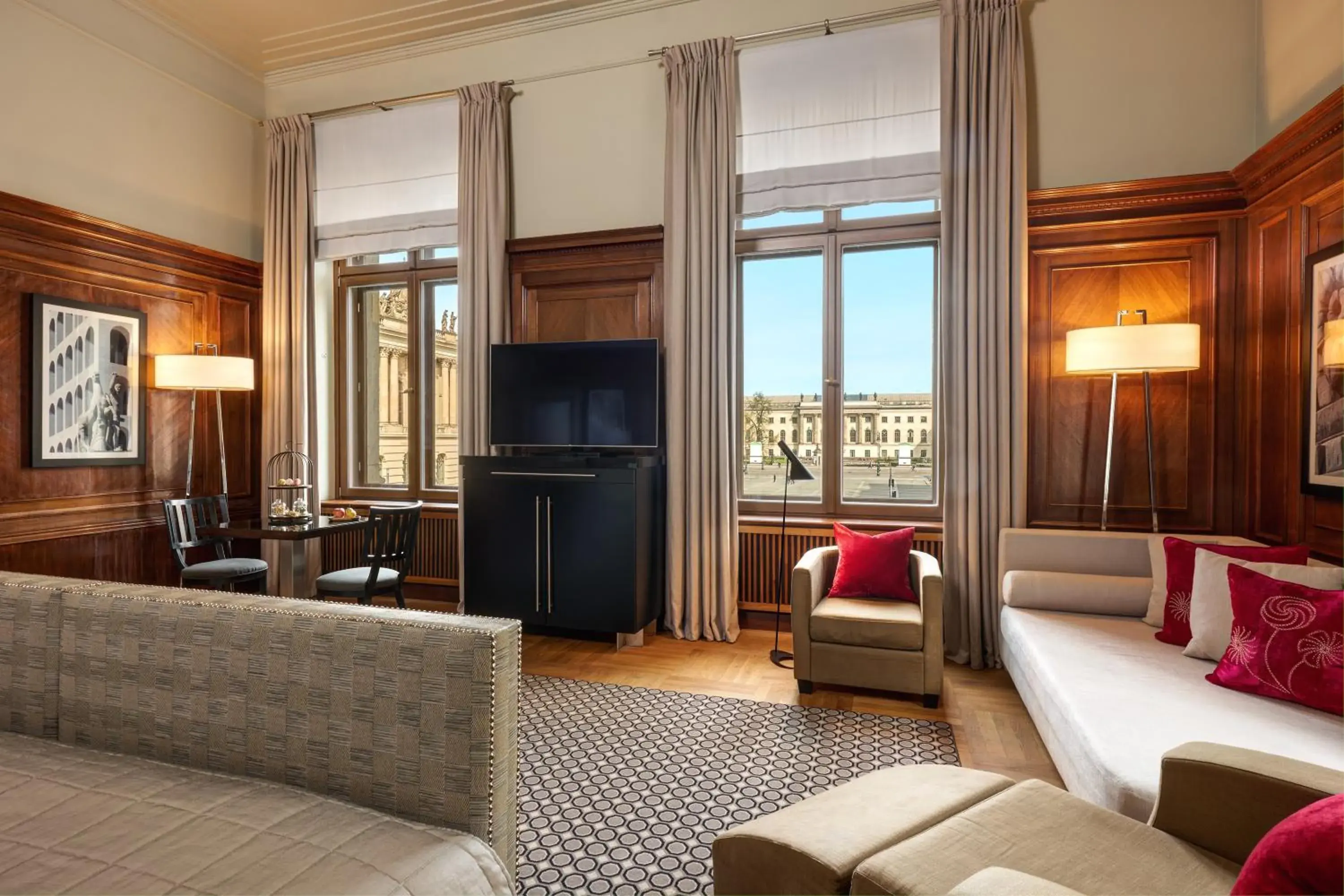 Bed in Hotel De Rome Berlin Bed in Hotel De Rome Berlin