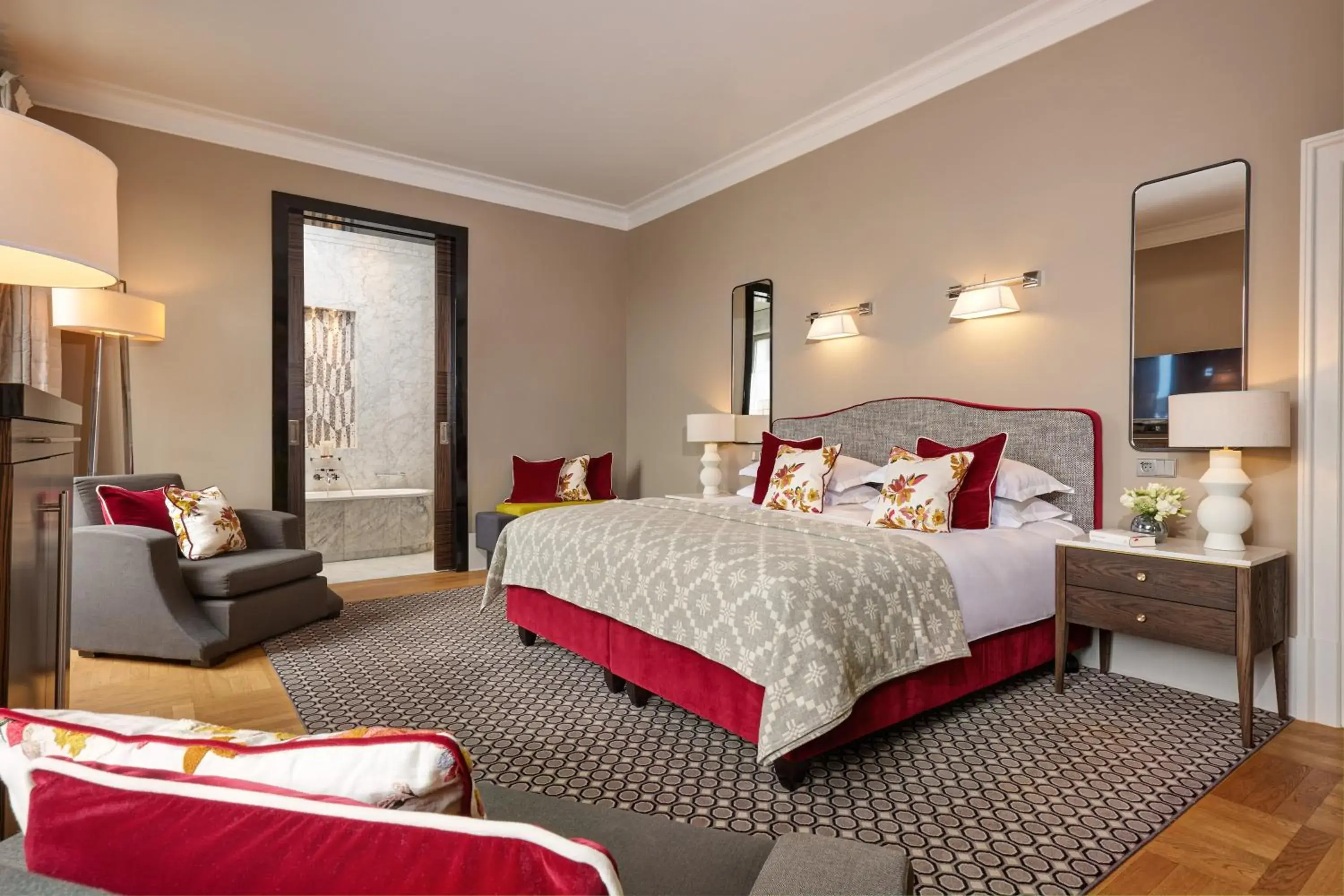 Bed in Hotel De Rome Berlin Bed in Hotel De Rome Berlin