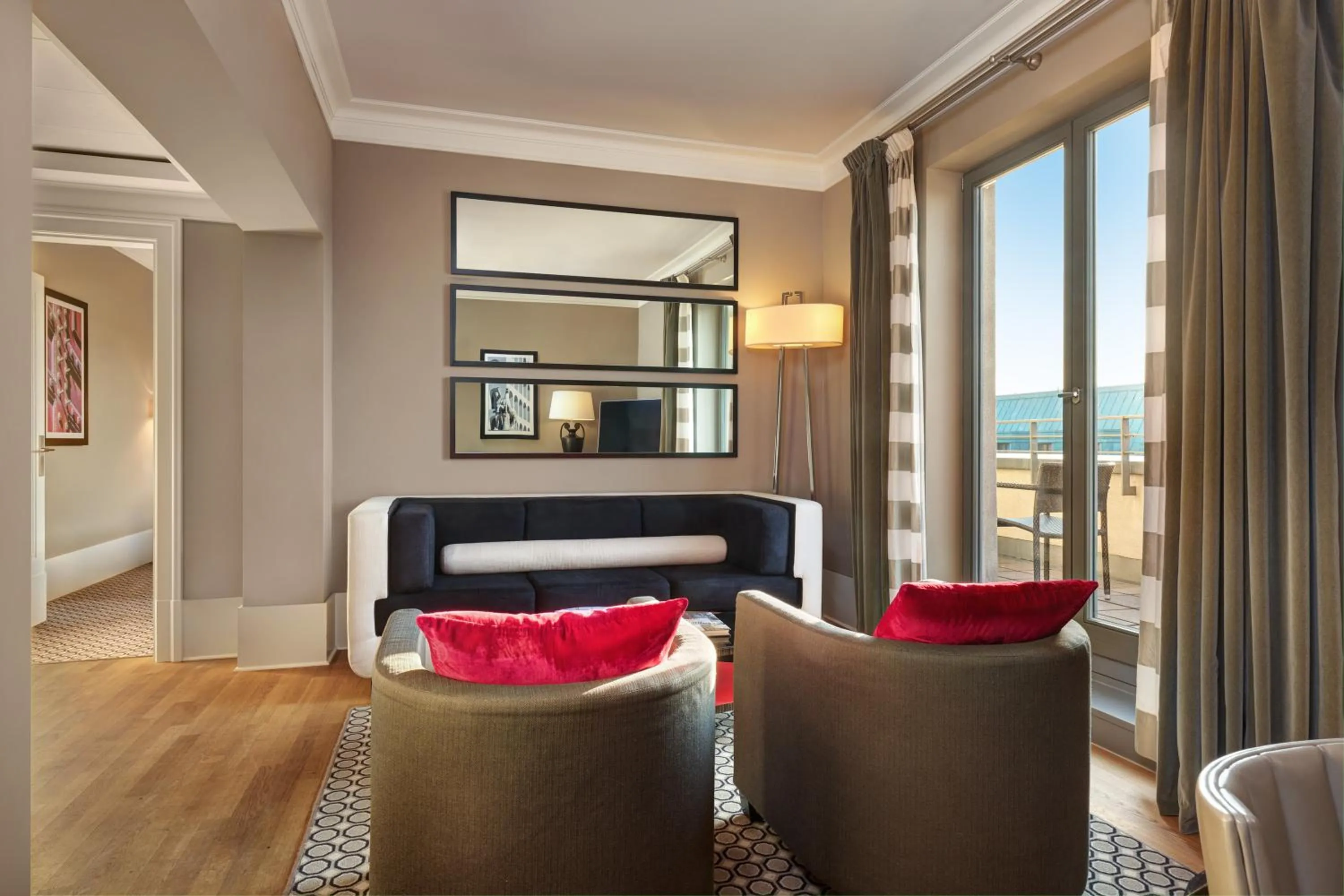 Living room in Hotel De Rome Berlin