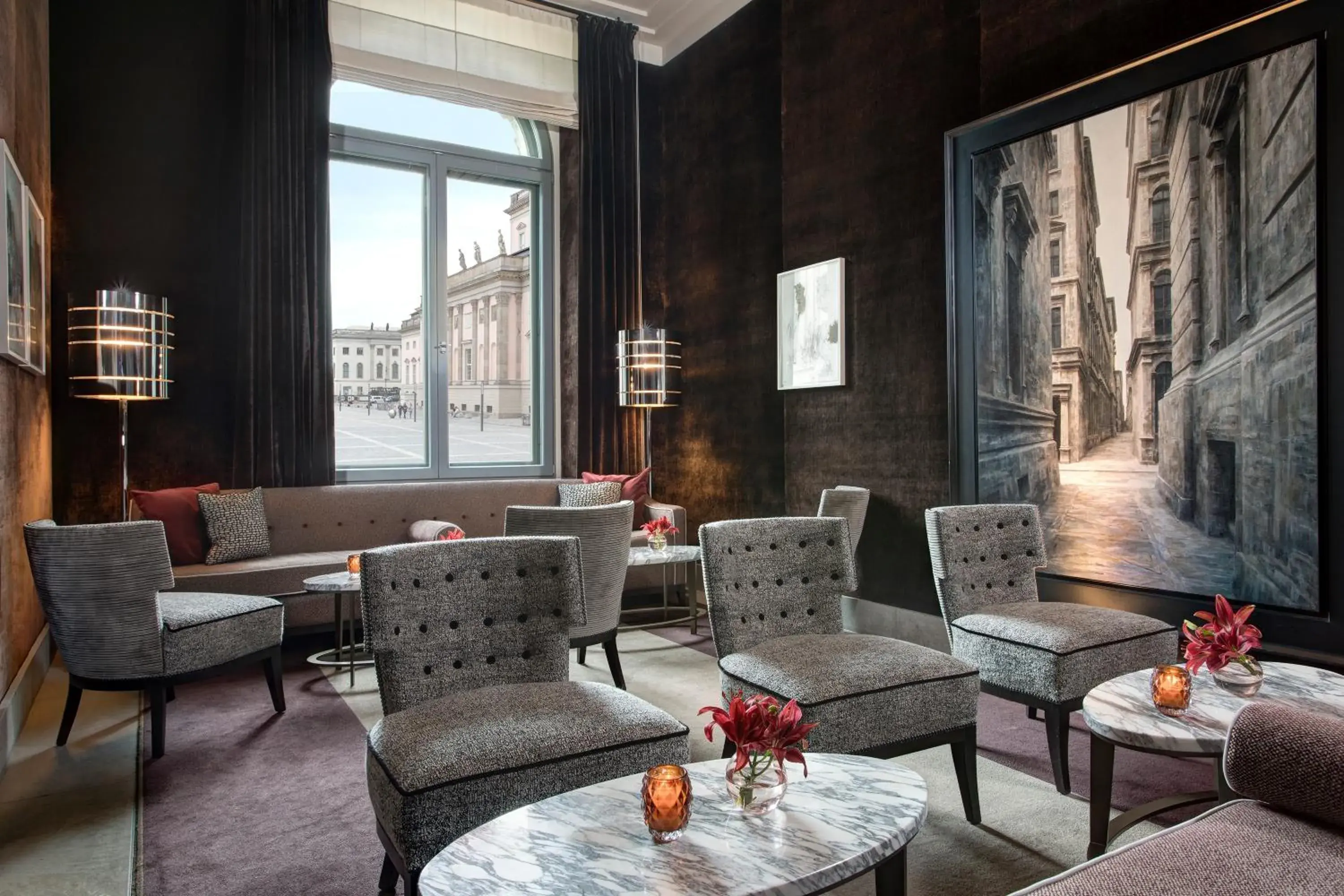 Lounge or bar in Rocco Forte Hotel De Rome Lounge or bar in Rocco Forte Hotel De Rome