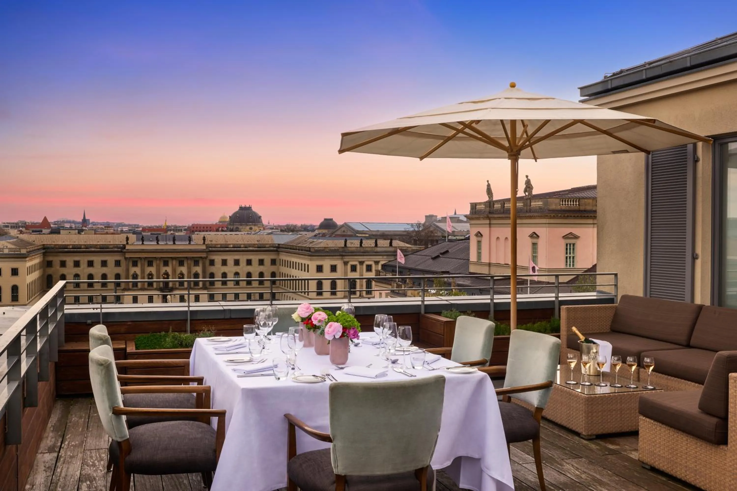 Balcony/Terrace in Hotel De Rome Berlin