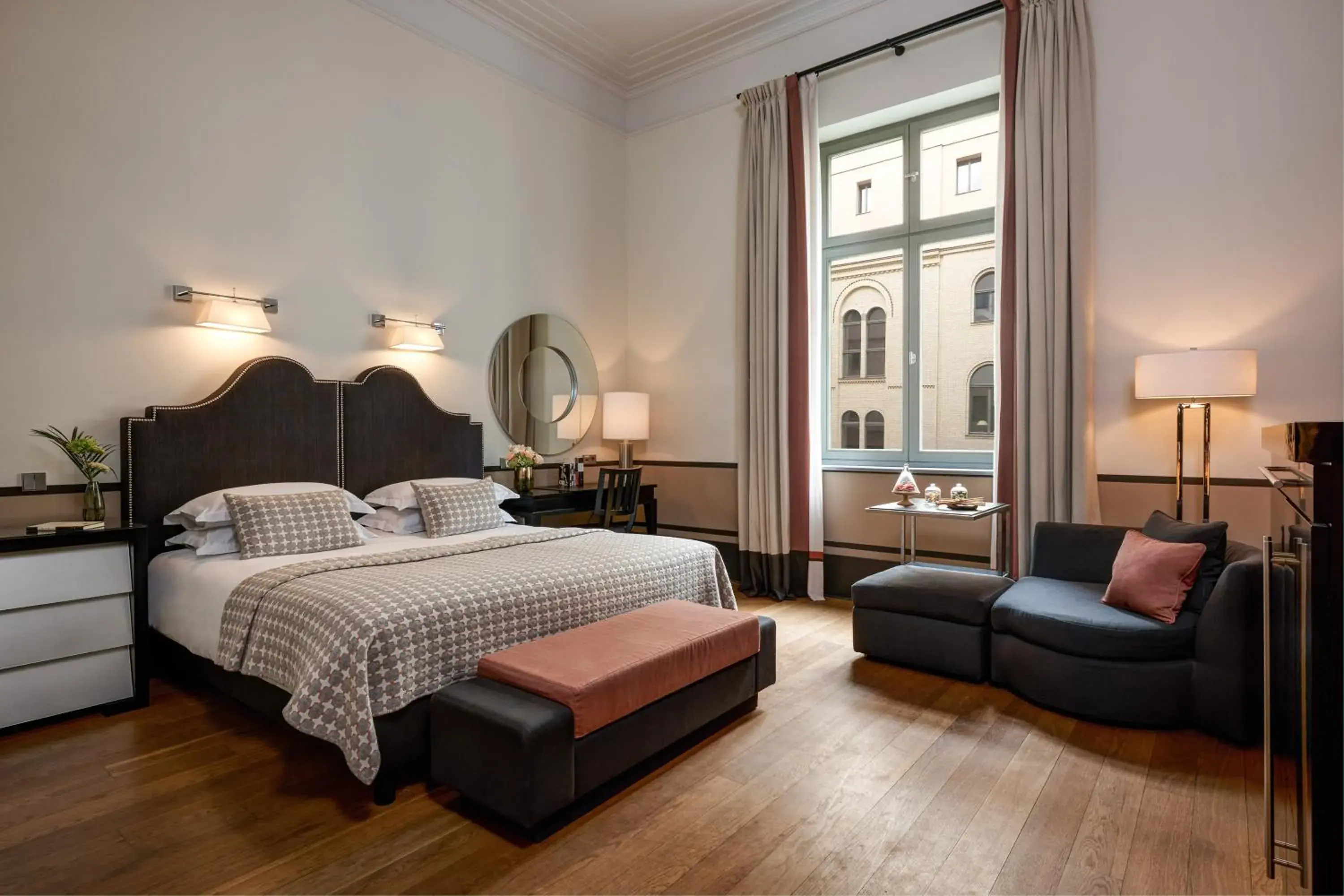 Bed in Hotel De Rome Berlin Bed in Hotel De Rome Berlin