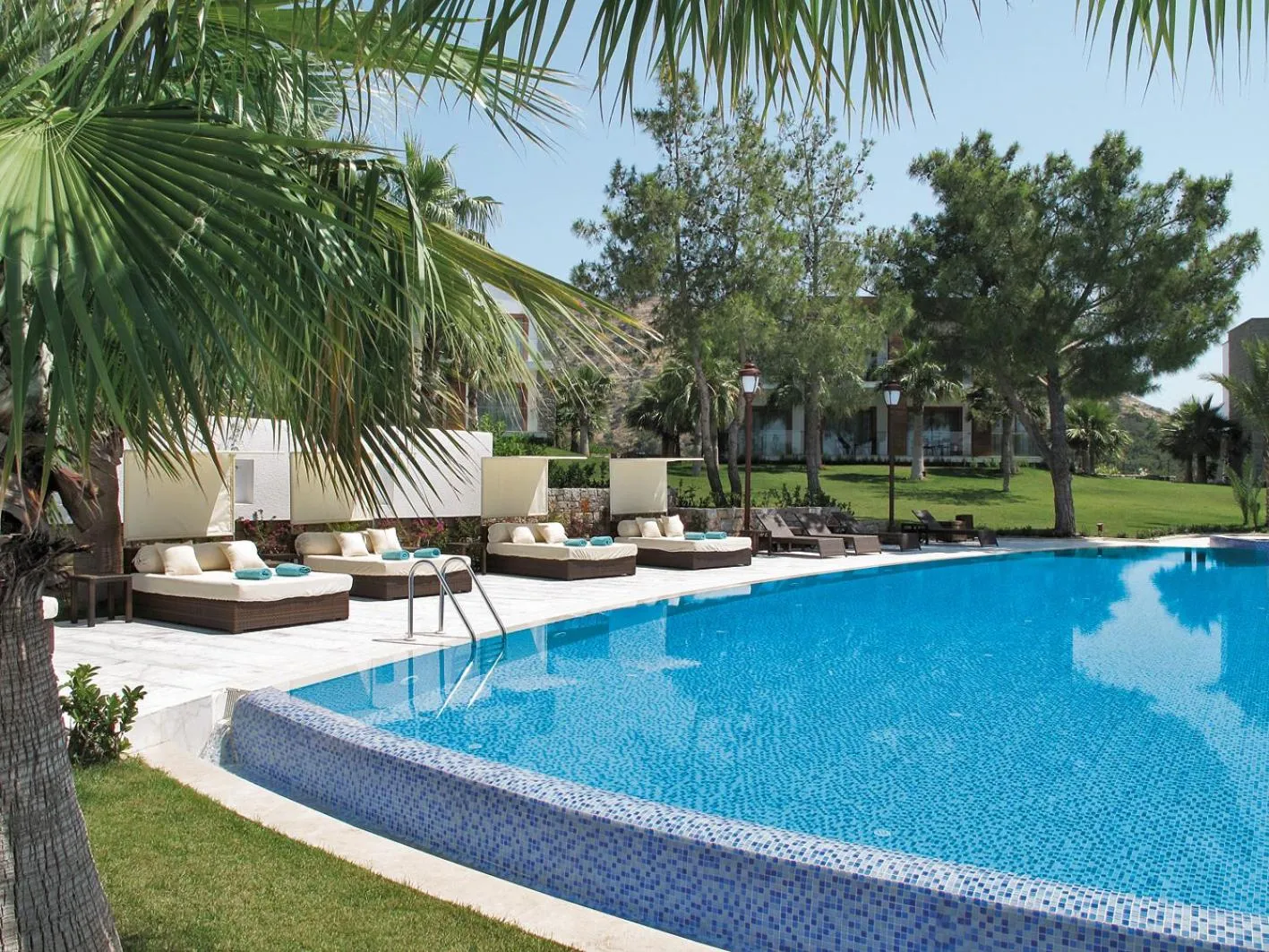 Pool view in Hillstone Bodrum Hotel & Spa