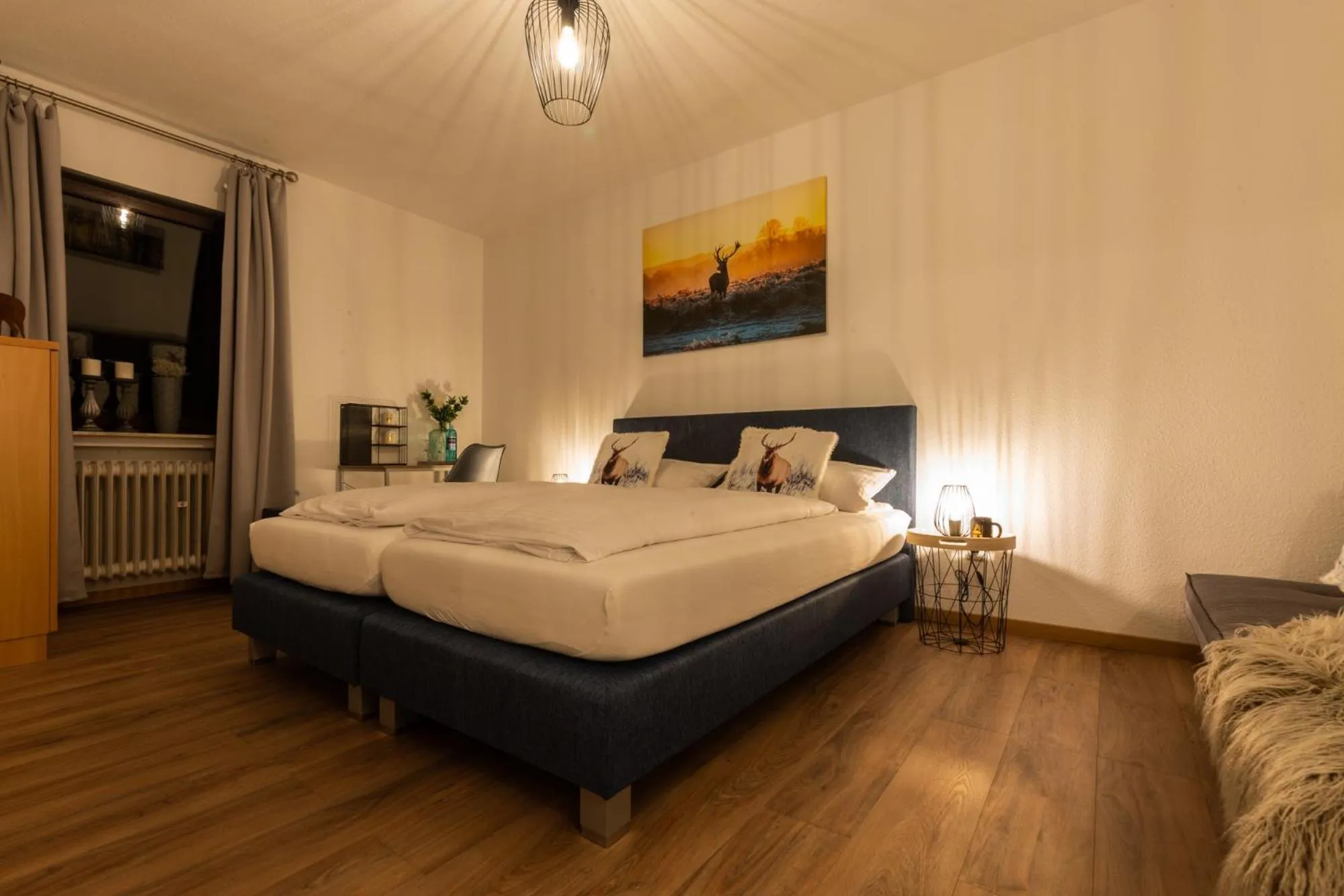 Photo of the whole room, Bed in Hotel & Restaurant Zum Ochsen -Ox Distillery