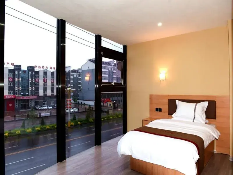 Bed in Thank Inn Chain Hotel Shanxi Datong Hunyuan County Yingbin East Road Bed in Thank Inn Chain Hotel Shanxi Datong Hunyuan County Yingbin East Road