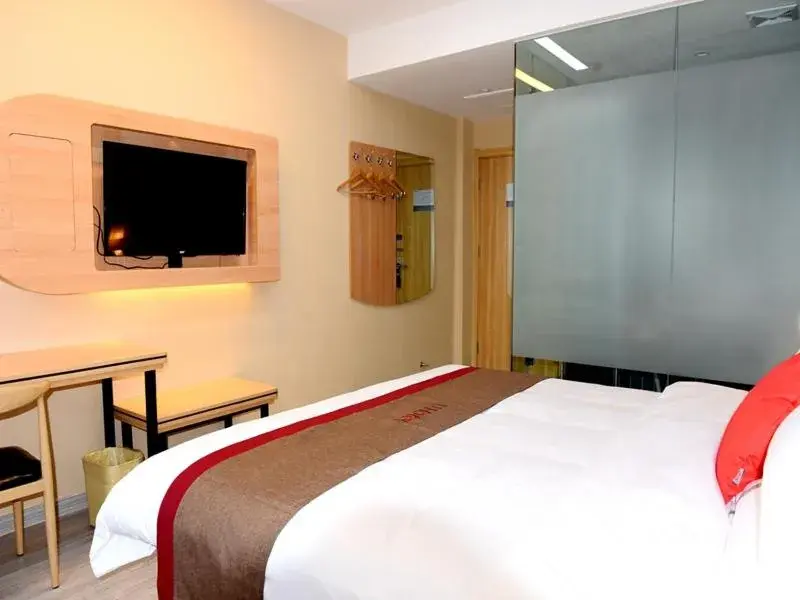 Bed in Thank Inn Chain Hotel Shanxi Datong Hunyuan County Yingbin East Road Bed in Thank Inn Chain Hotel Shanxi Datong Hunyuan County Yingbin East Road