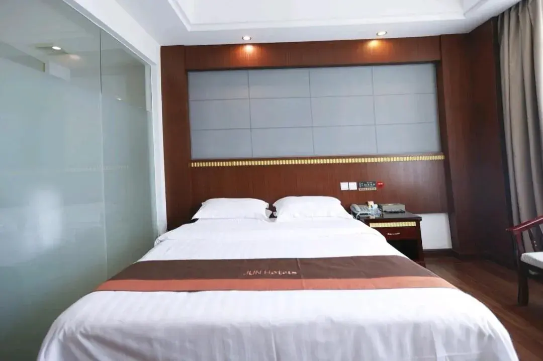 Bed in JUN Hotels Shenzhen Dapeng New District Kuiyong Street Bed in JUN Hotels Shenzhen Dapeng New District Kuiyong Street