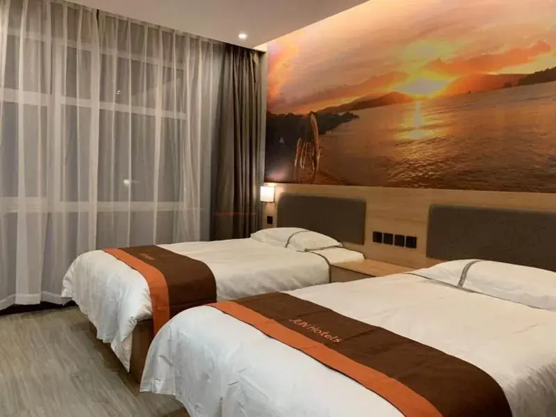 Bed in JUN Hotels Hebei Baoding Rongcheng Banzheng North Street Store Bed in JUN Hotels Hebei Baoding Rongcheng Banzheng North Street Store