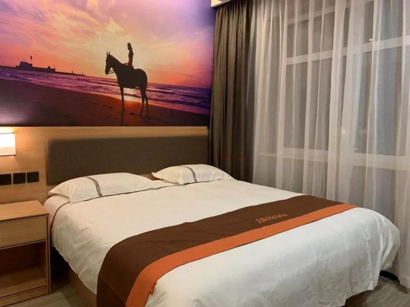 Bed in JUN Hotels Hebei Baoding Rongcheng Banzheng North Street Store