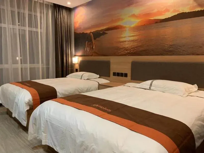 Bed in JUN Hotels Hebei Baoding Rongcheng Banzheng North Street Store Bed in JUN Hotels Hebei Baoding Rongcheng Banzheng North Street Store