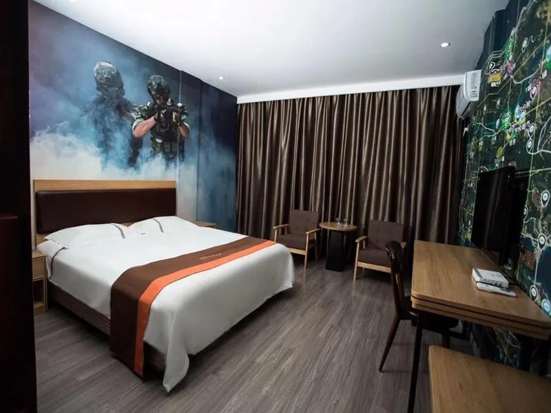 Bed in JUN Hotels Jiangsu Wuxi Jiangyin Changjing Coach Station Store