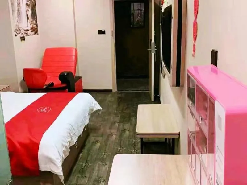 Bed in Thank Inn Chain Hotel Jiangsu Nantong Chongchuan District Century Plaza Nantong University