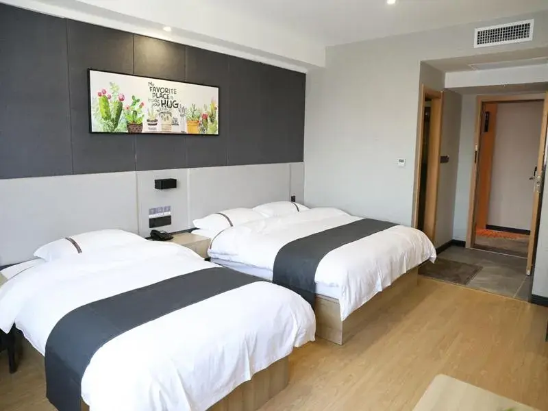 Bed in Thank Inn Chain Hotel Shanxi Jinzhong Yuci District Yunhua Street Bed in Thank Inn Chain Hotel Shanxi Jinzhong Yuci District Yunhua Street