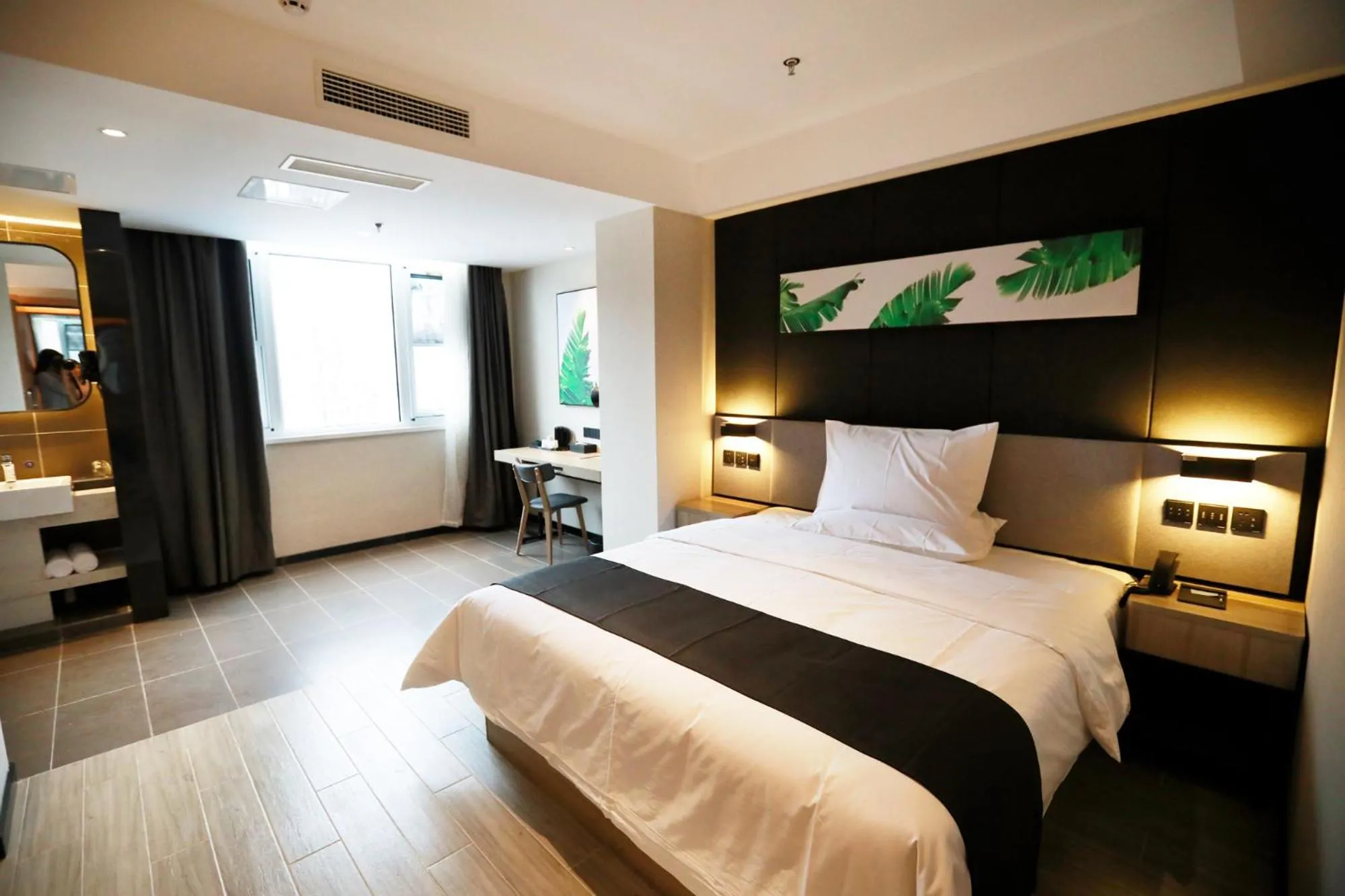 Bed in Thankyou Inn Hebei Baoding Lianchi District Baoding First Middle School