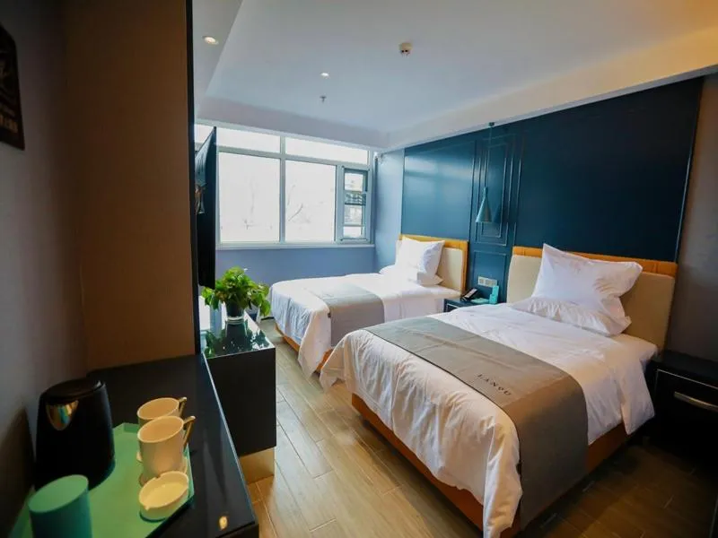 Bed in Thankyou Inn Hebei Baoding Lianchi District Baoding First Middle School