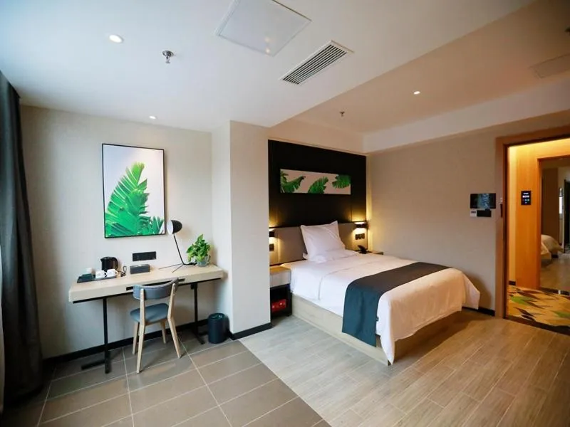 Bed in Thankyou Inn Hebei Baoding Lianchi District Baoding First Middle School