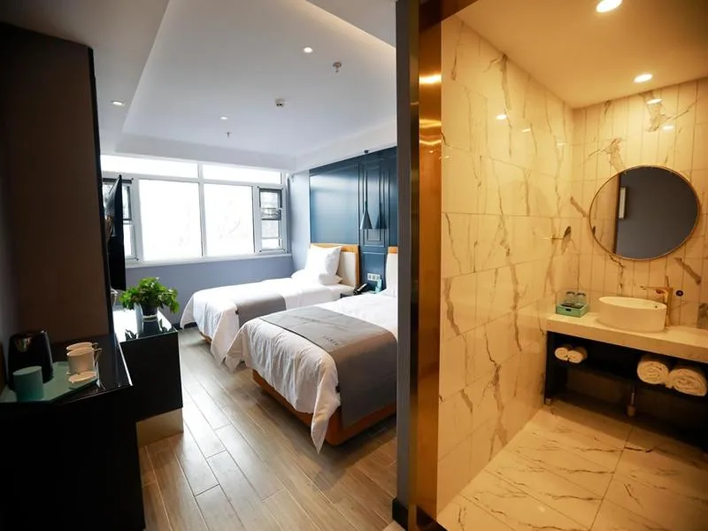 Bed in Thankyou Inn Hebei Baoding Lianchi District Baoding First Middle School