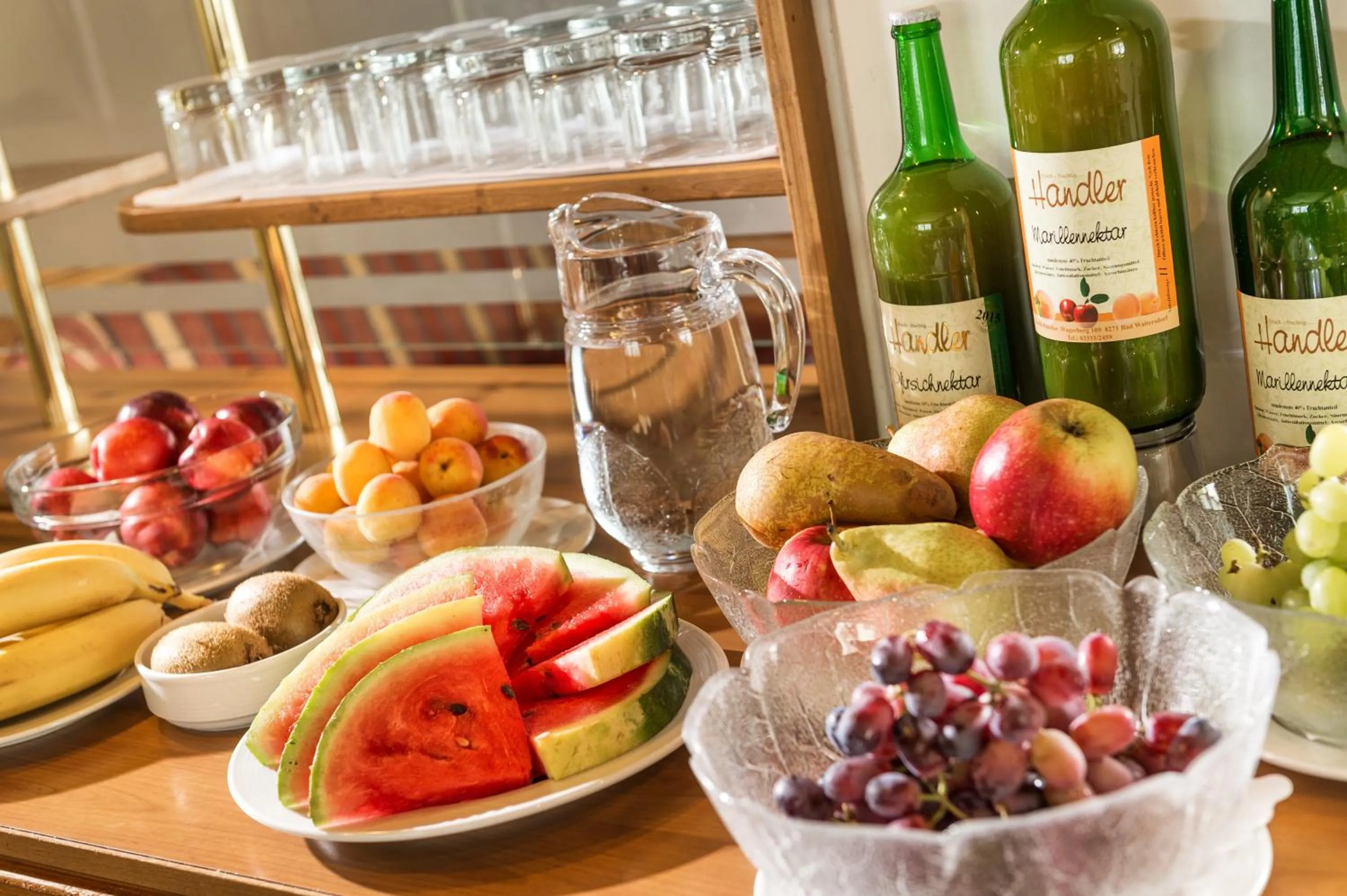 Food and drinks in Hotel Alpenhof - New Sauna Area