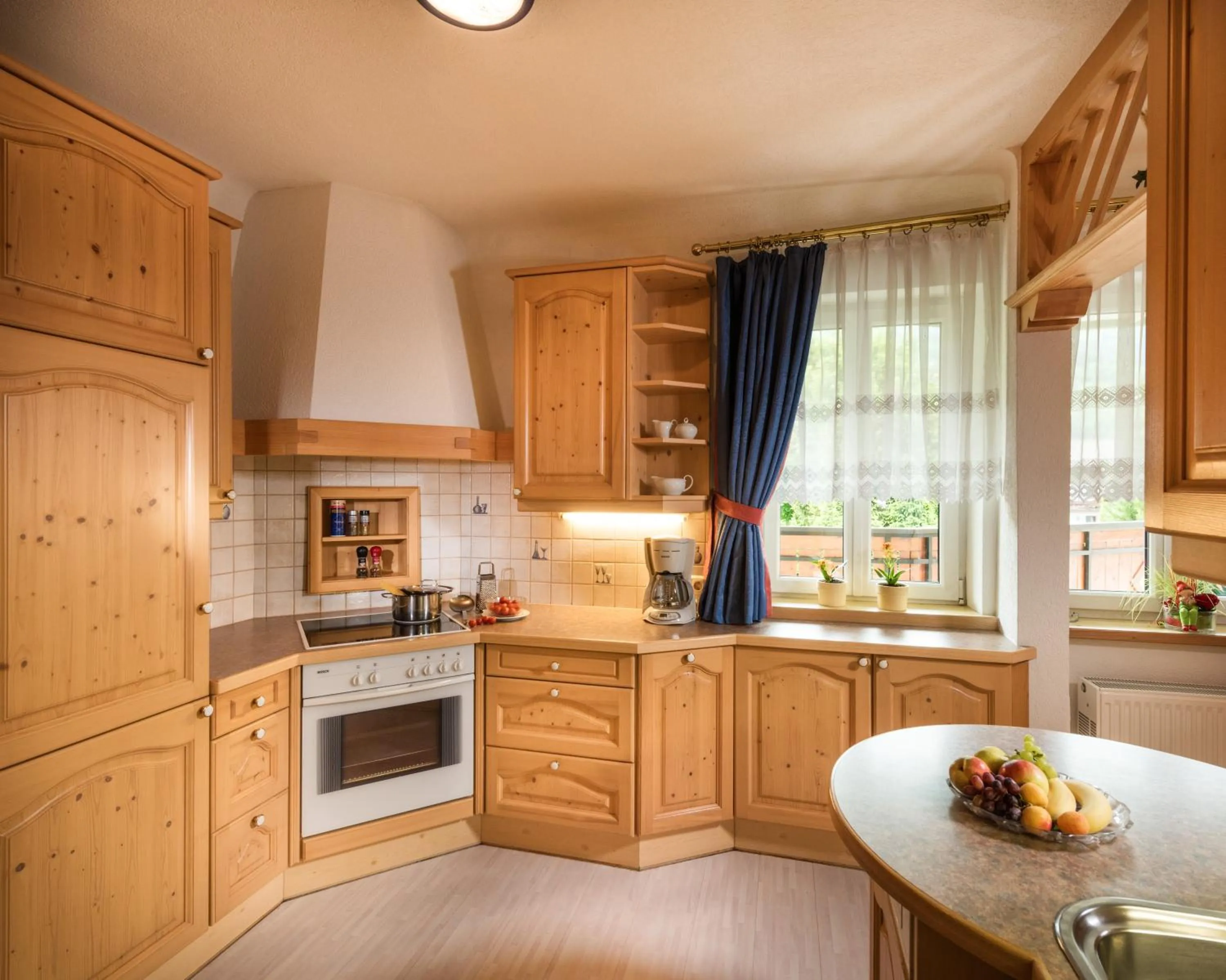 Kitchen or kitchenette in Hotel Alpenhof - New Sauna Area