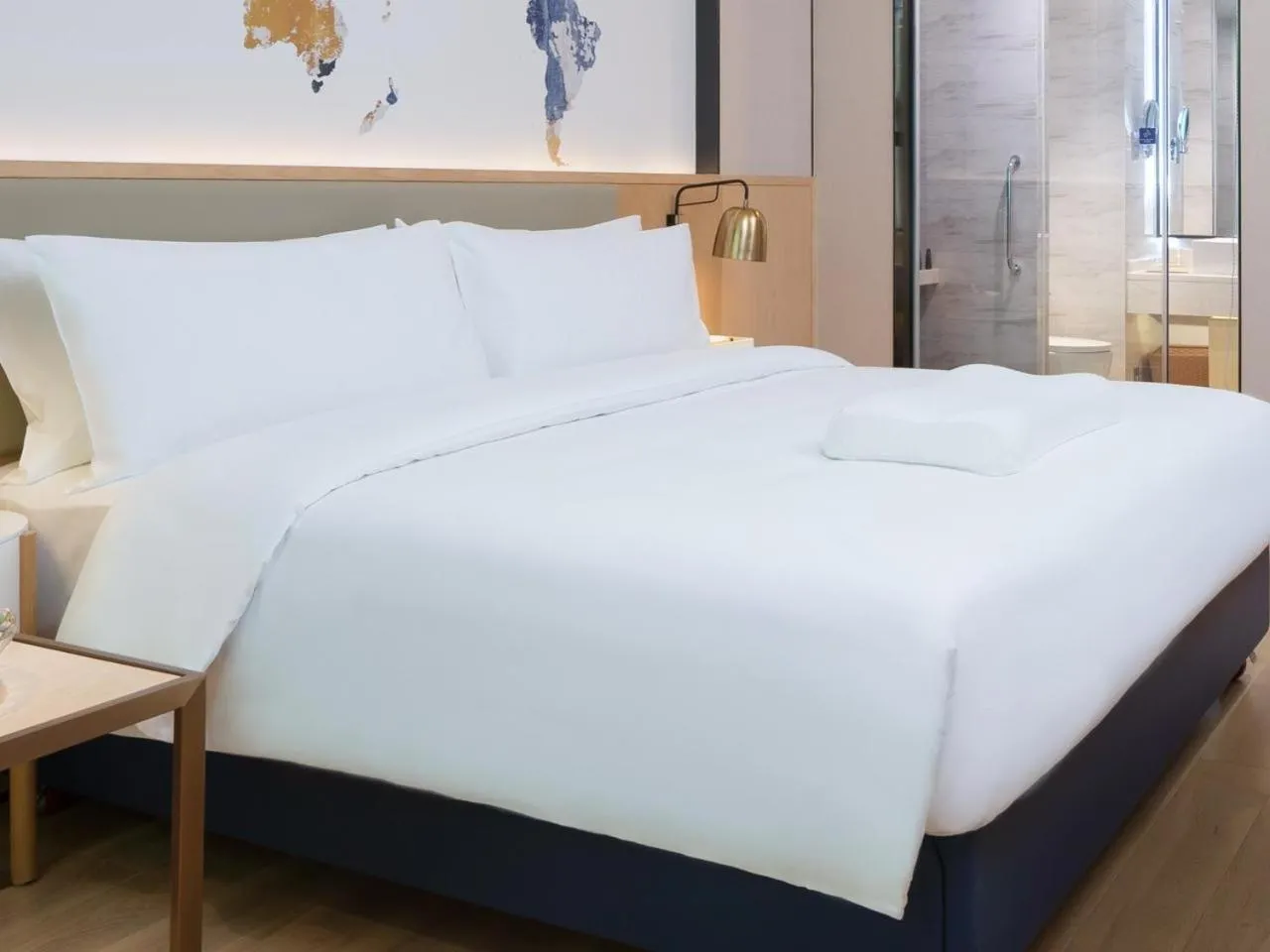 Bed in Shenzhen Universide-Senter＆BaoHe Road Kyriad Marvelous Hotel