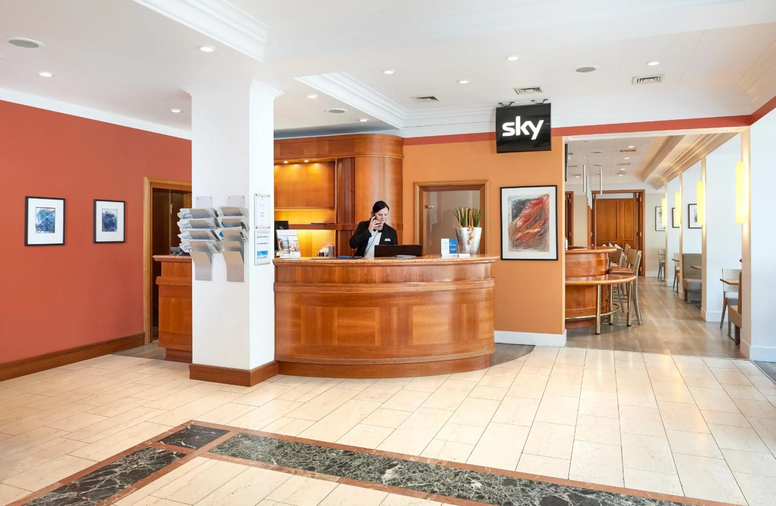Lobby or reception in Best Western Hotel Leipzig City Centre