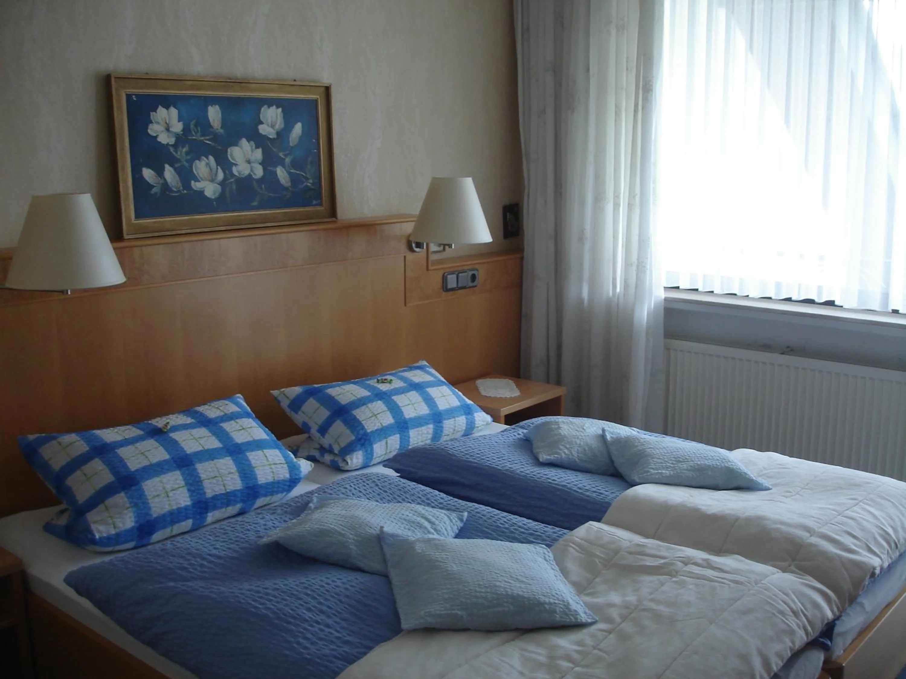 Bed in Hotel zum Rehberg