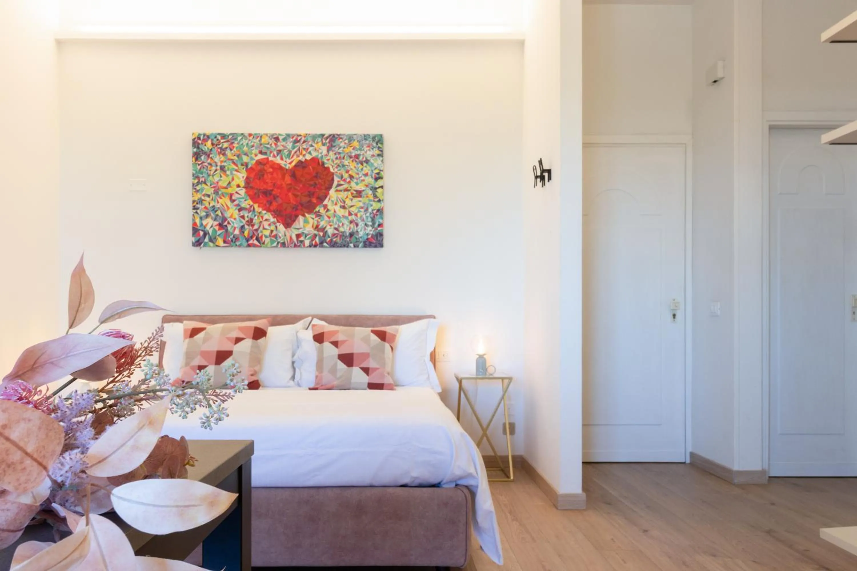 Bedroom, Bed in Appartamento con Terrazza Fronte Mare