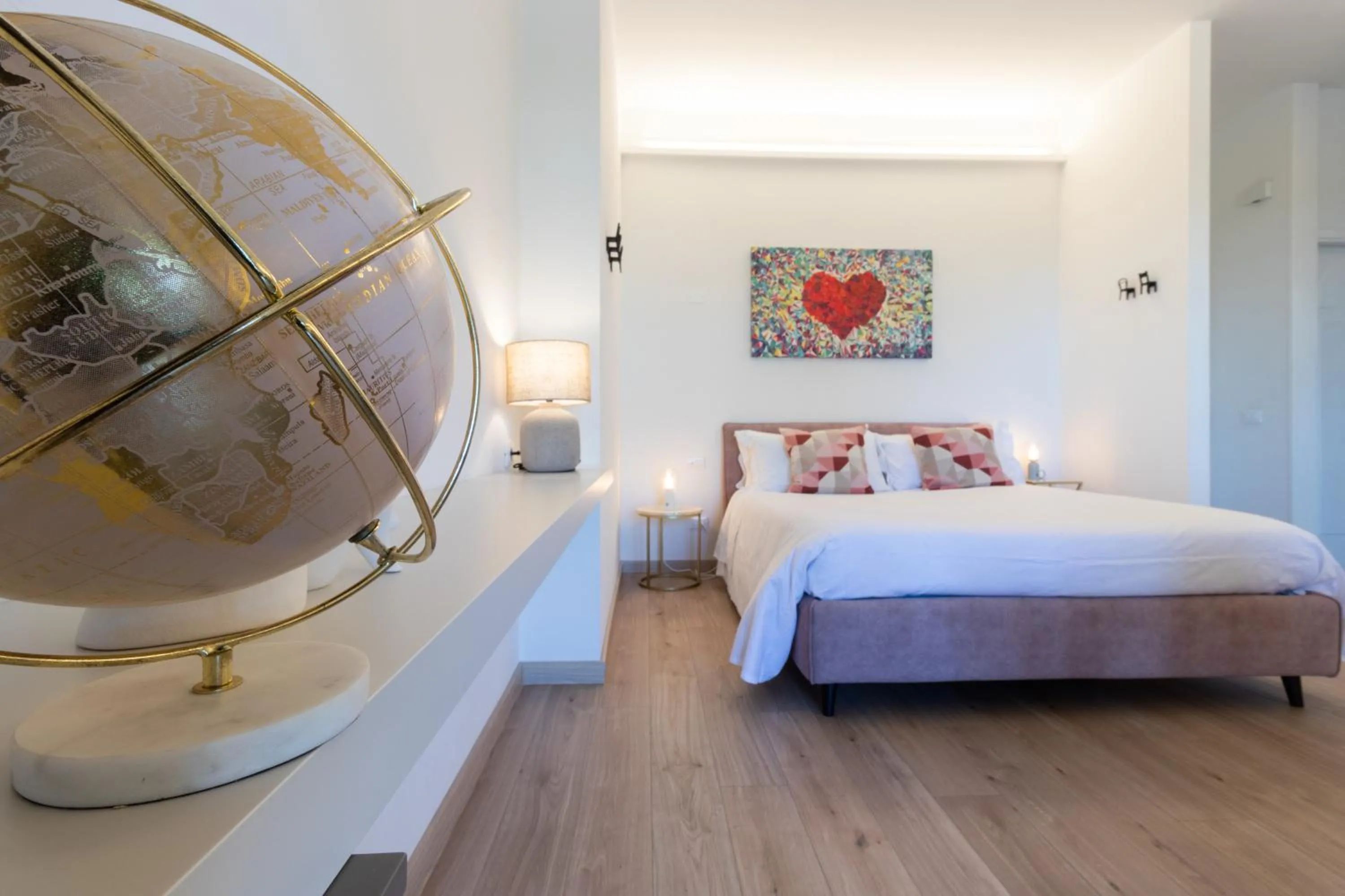 Bedroom, Bed in Appartamento con Terrazza Fronte Mare