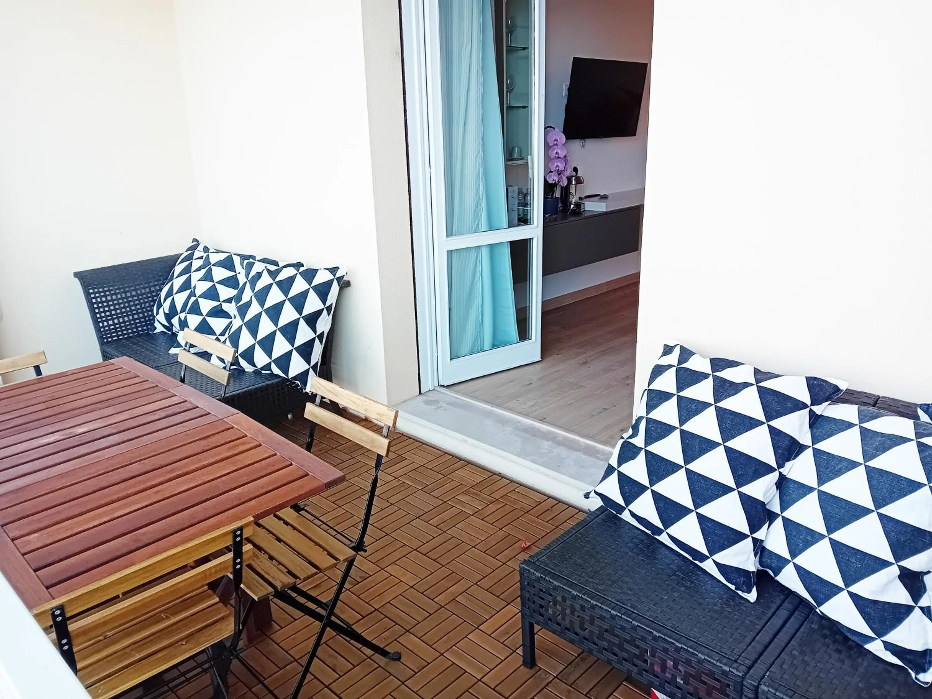 Balcony/Terrace in Appartamento con Terrazza Fronte Mare
