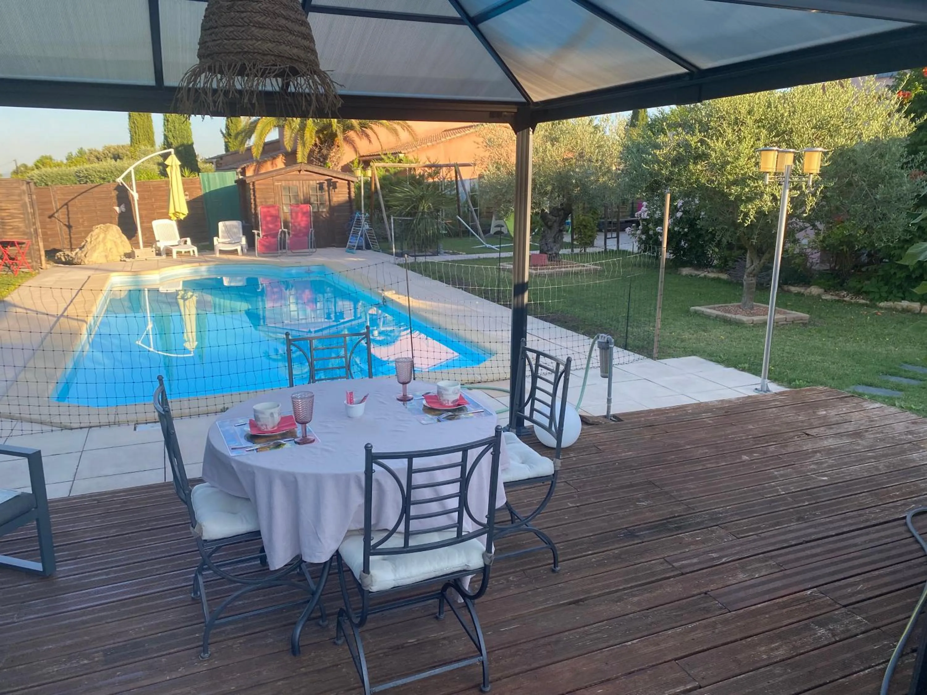 Patio in Chambre d’hôtes vaucluse
