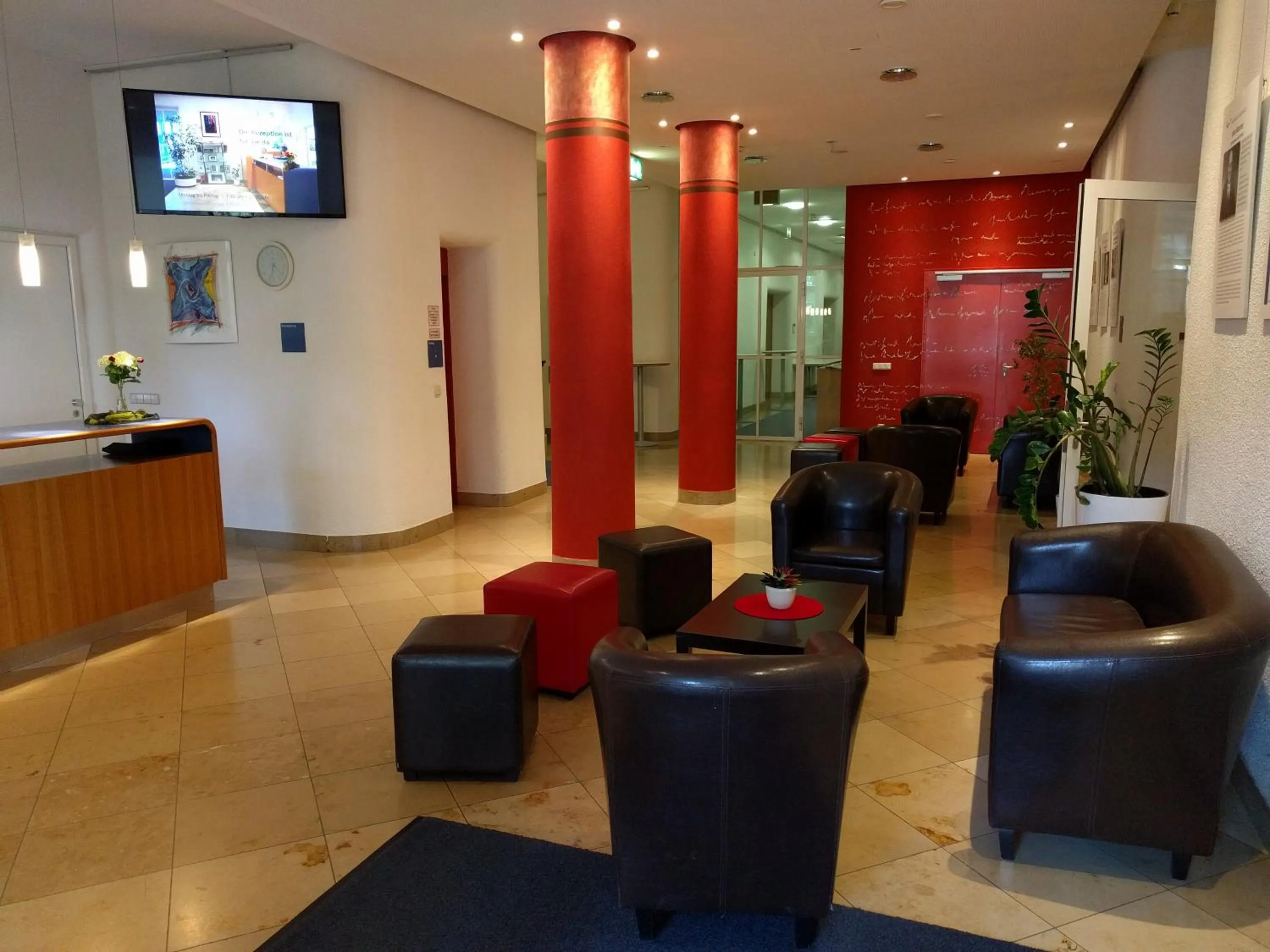 Lobby or reception in Tagungshaus Reimlingen