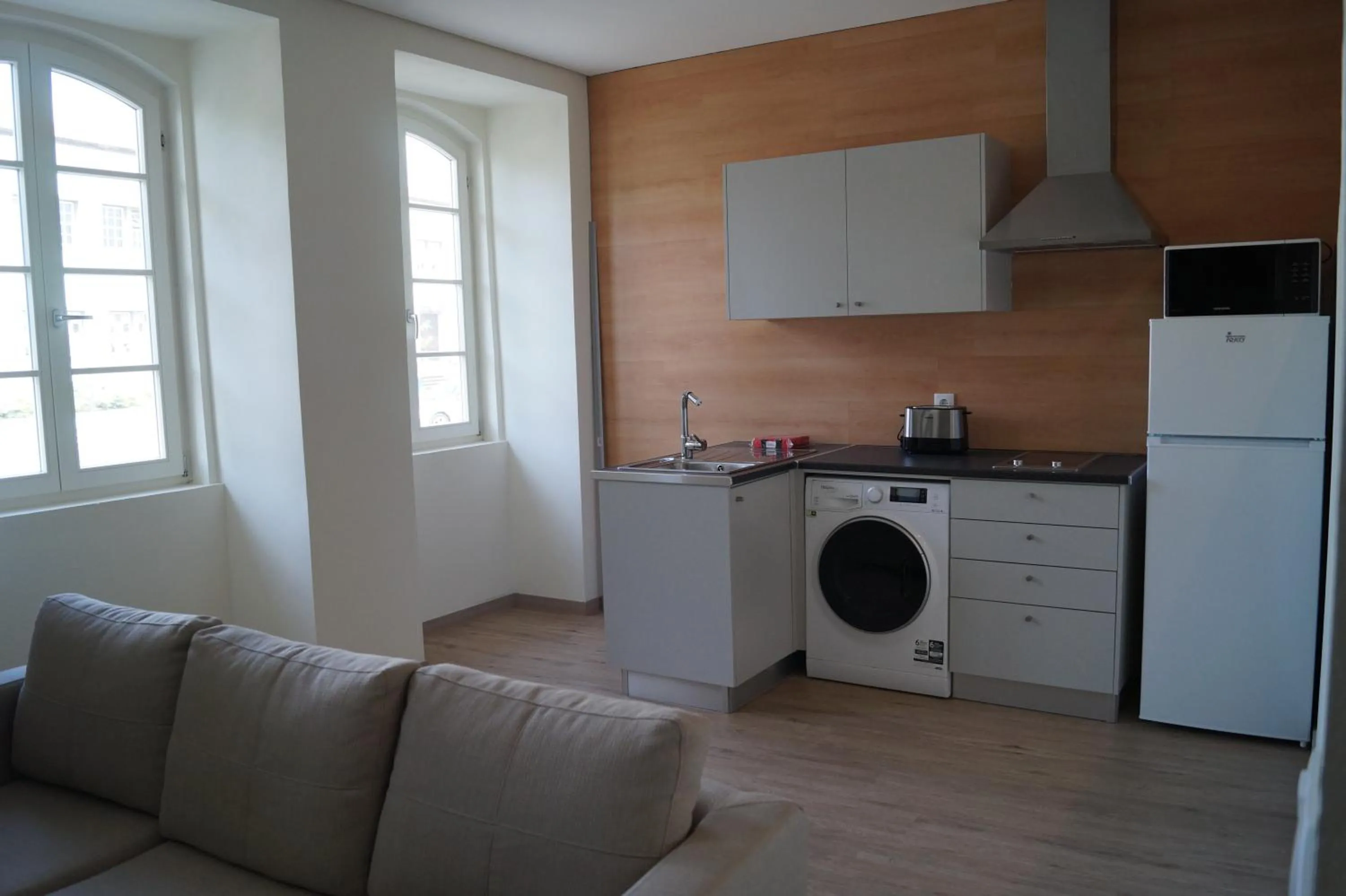 Kitchen or kitchenette in Angra Central Hotel