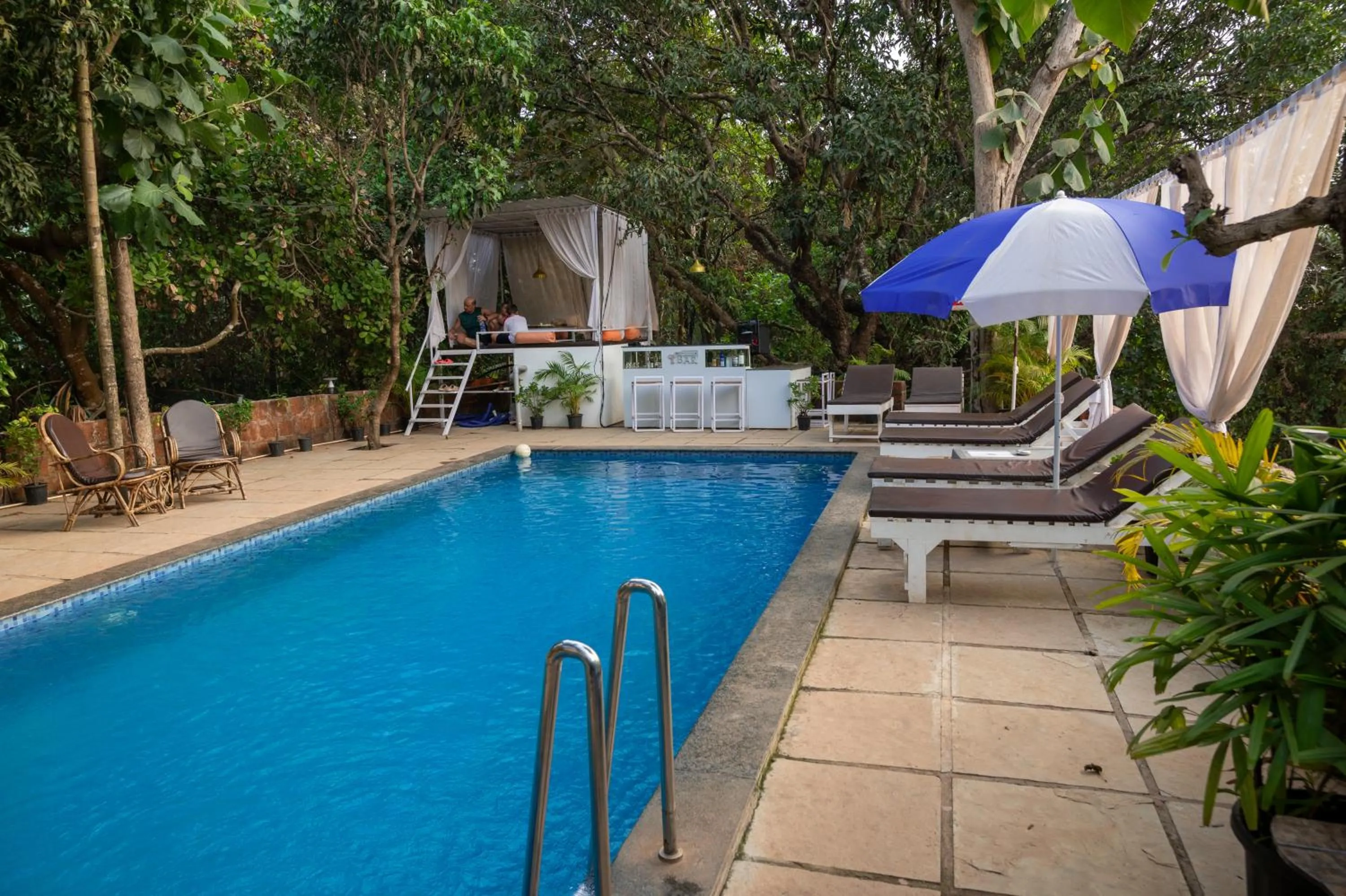 Pool view in Aaria Hills