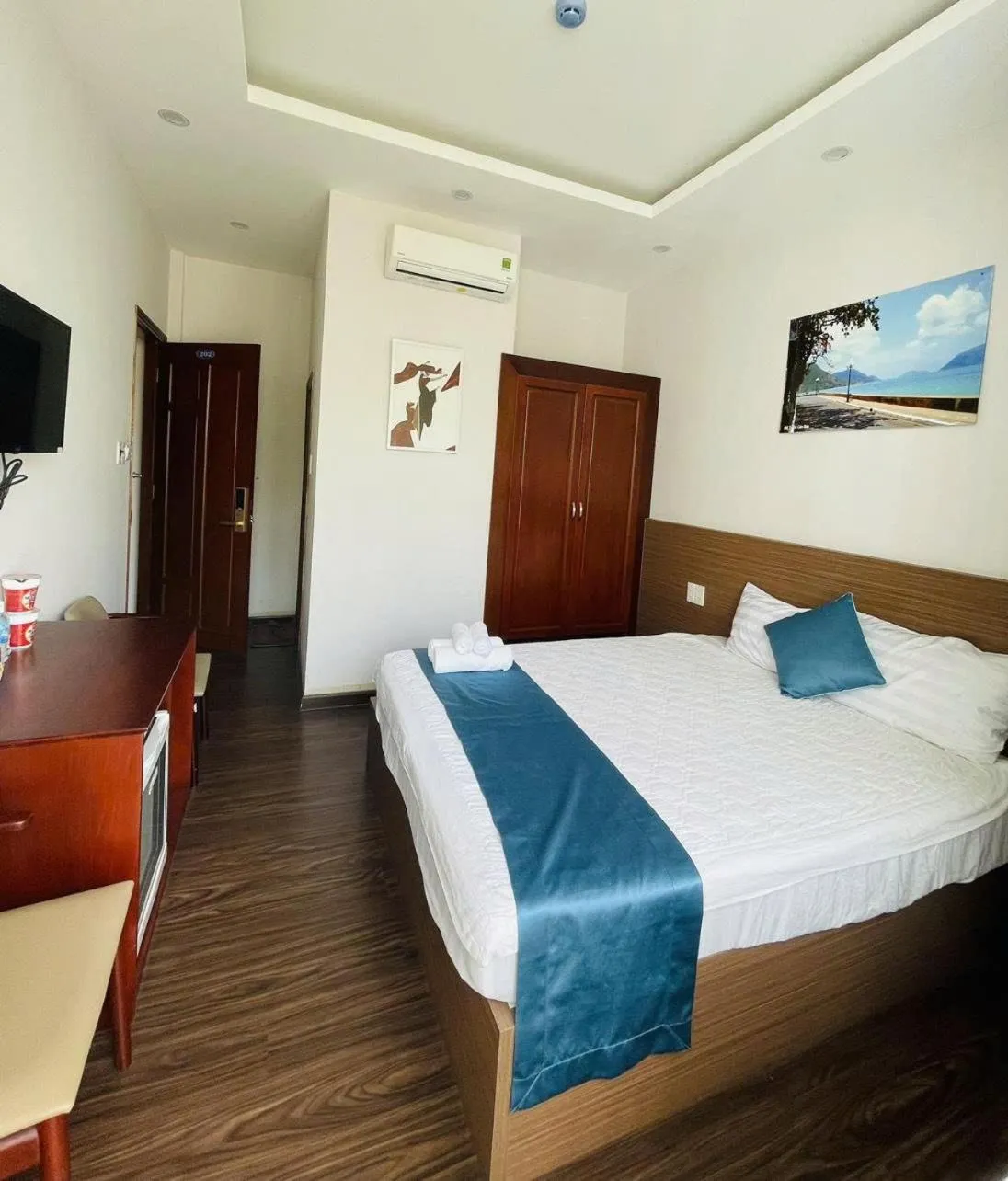 Bed in Thanh Binh Hotel Con Dao