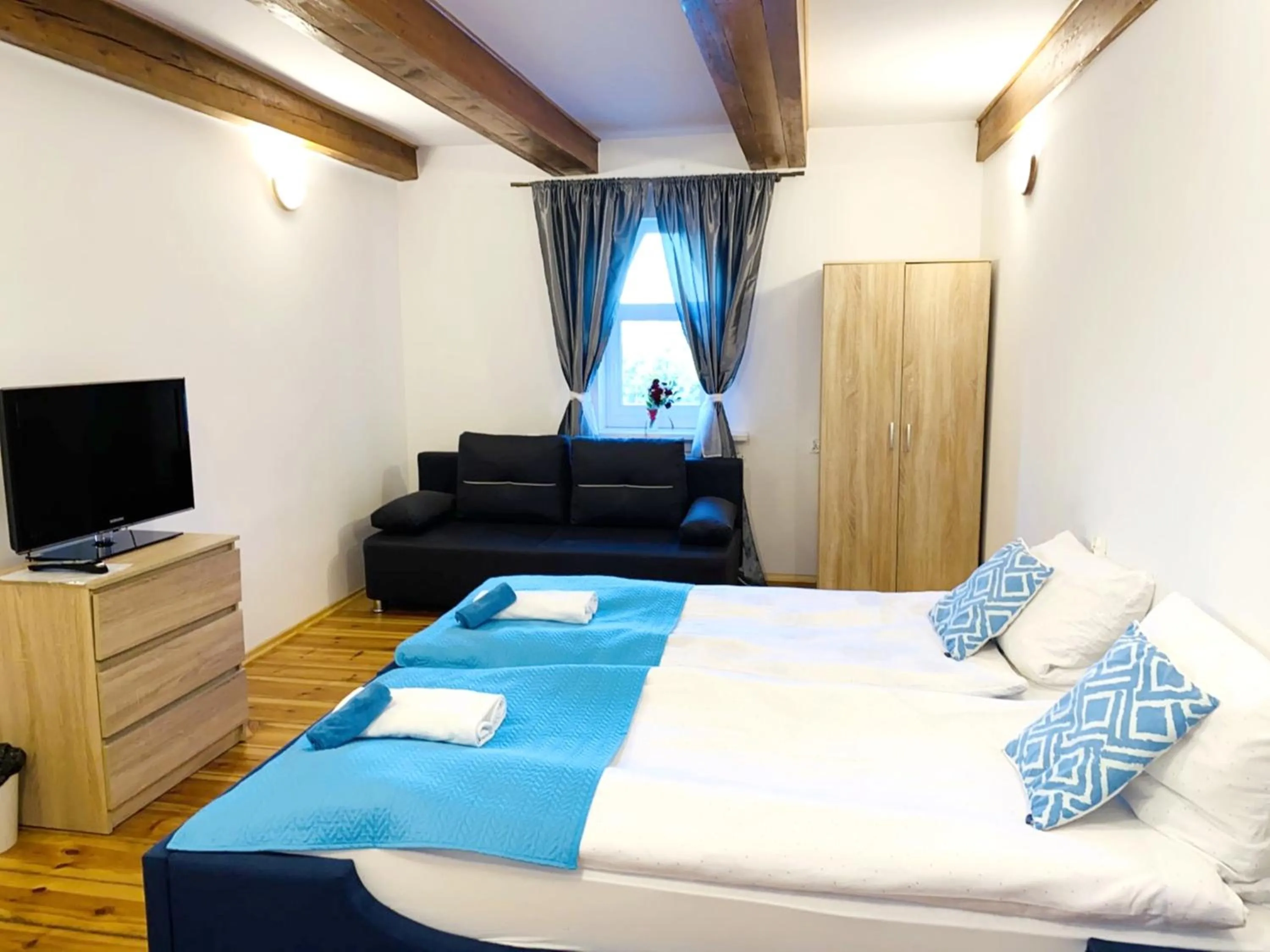 View (from property/room), Bed in Hostel Białystok Centrum