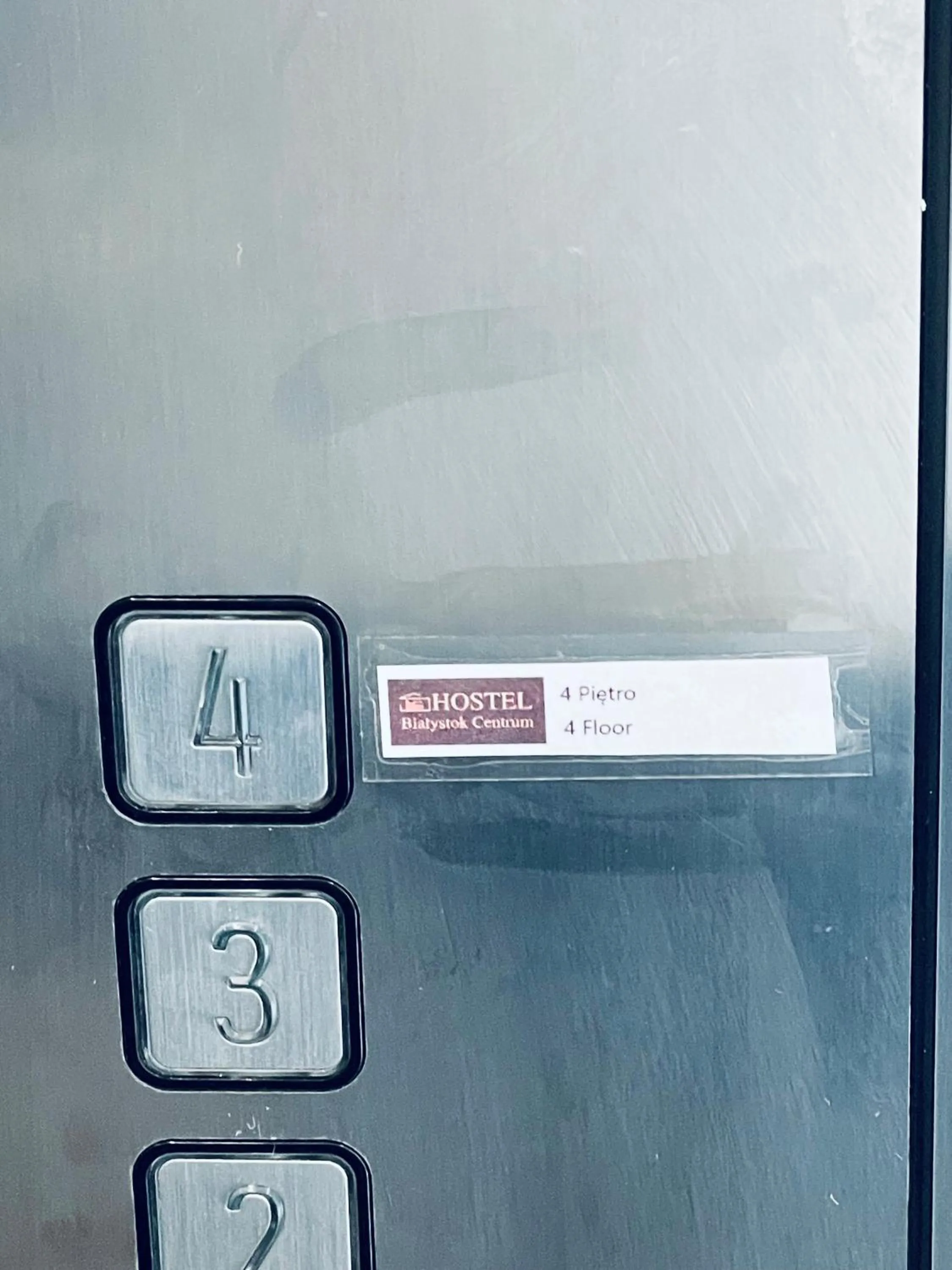 elevator in Hostel Białystok Centrum