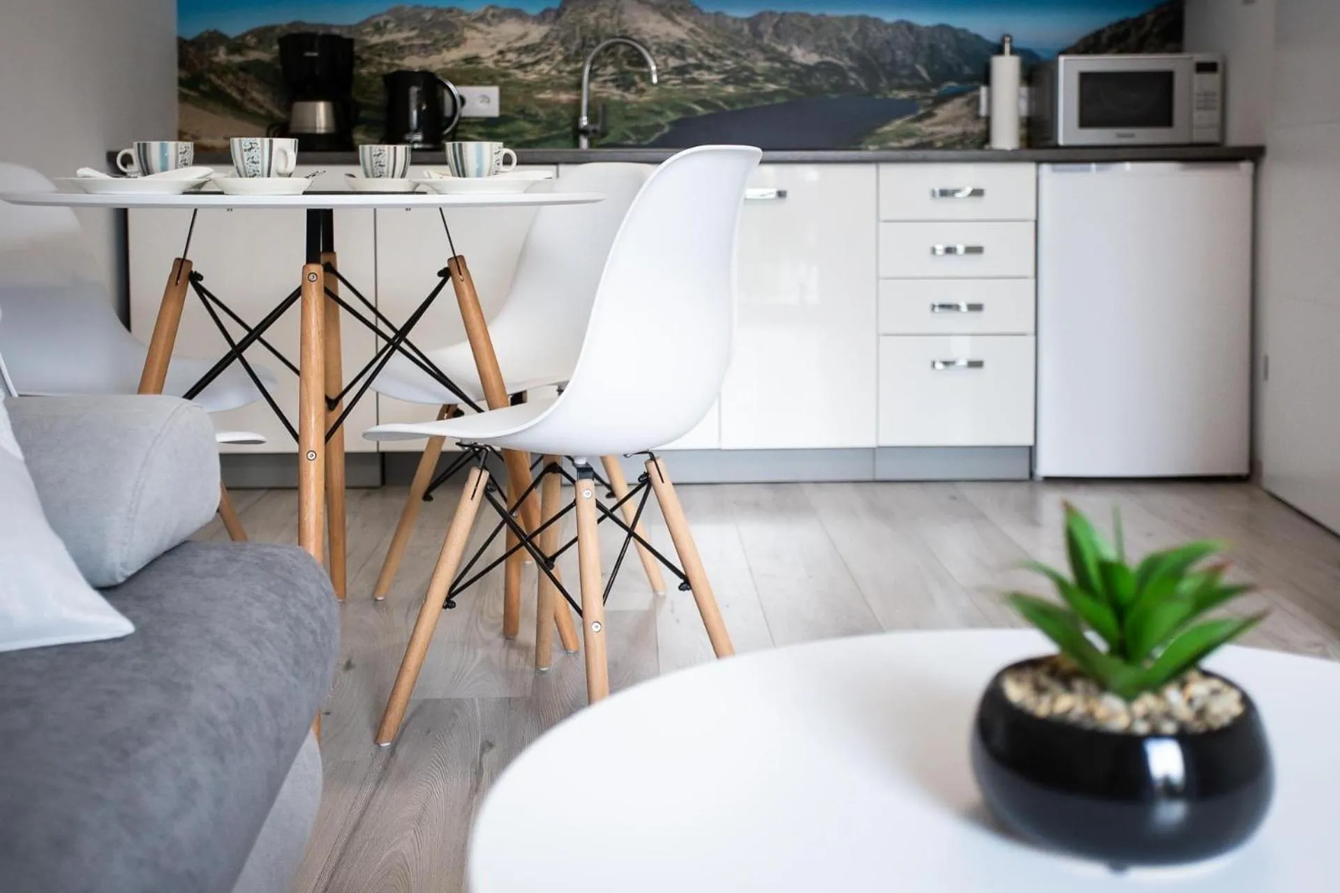 Kitchen or kitchenette in Apartamenty Pod Cisem